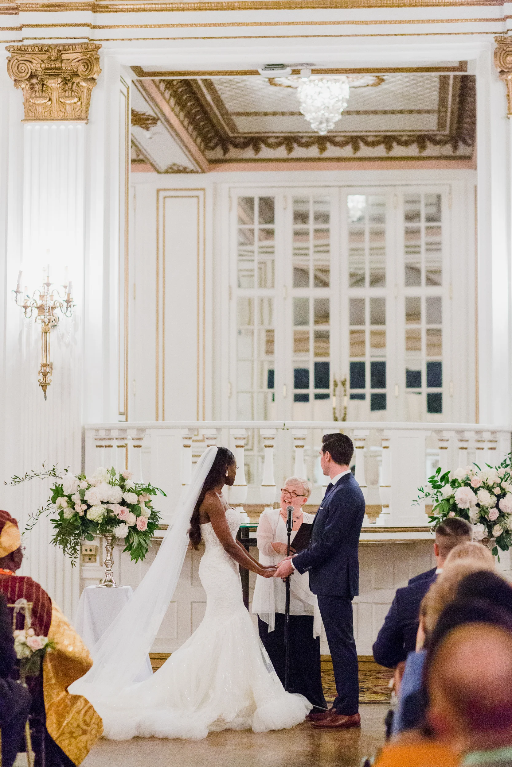 Fairmont Copley Plaza Grand Ballroom Wedding — candid wedding moment