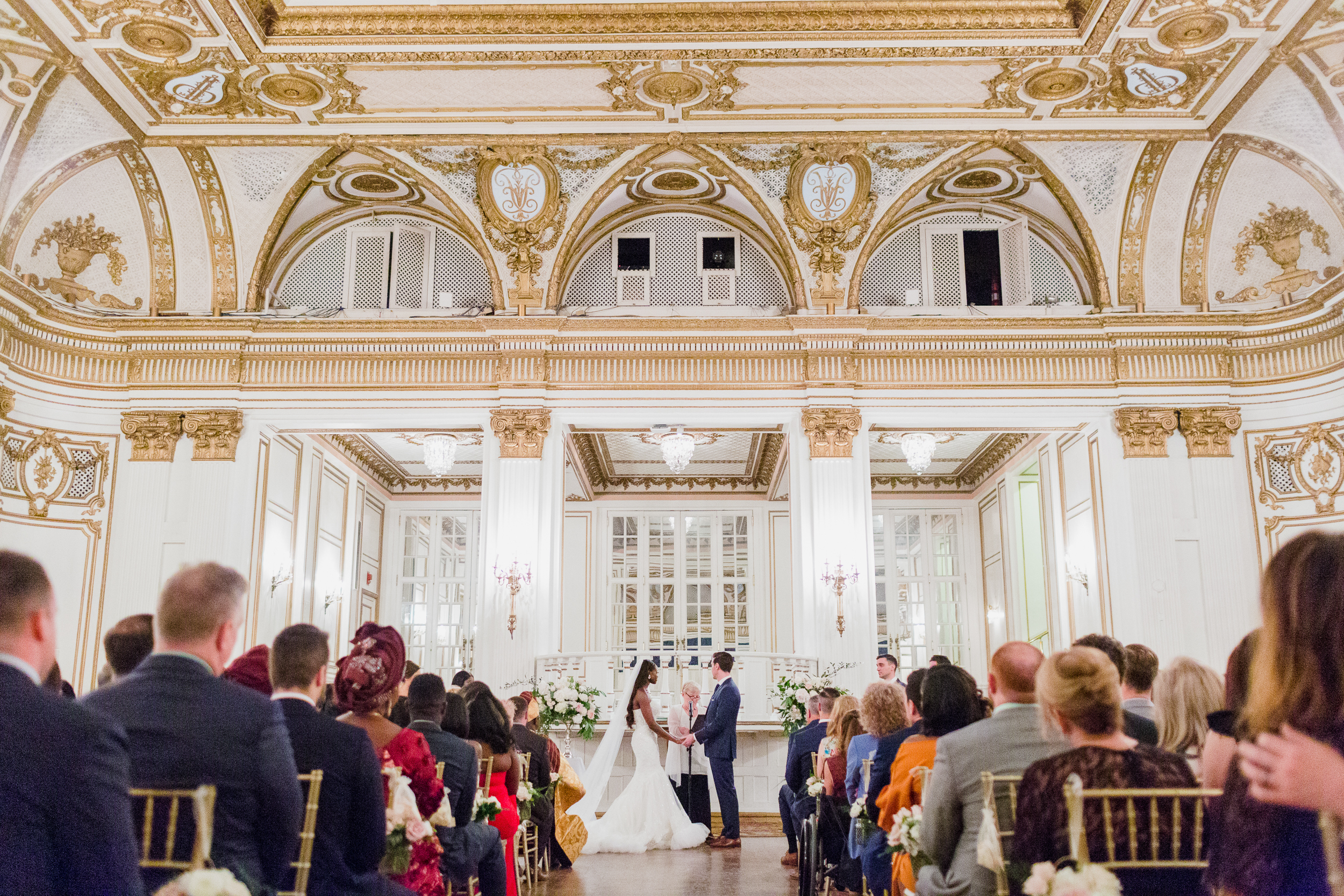 Fairmont Copley Plaza Grand Ballroom Wedding — wedding photograph
