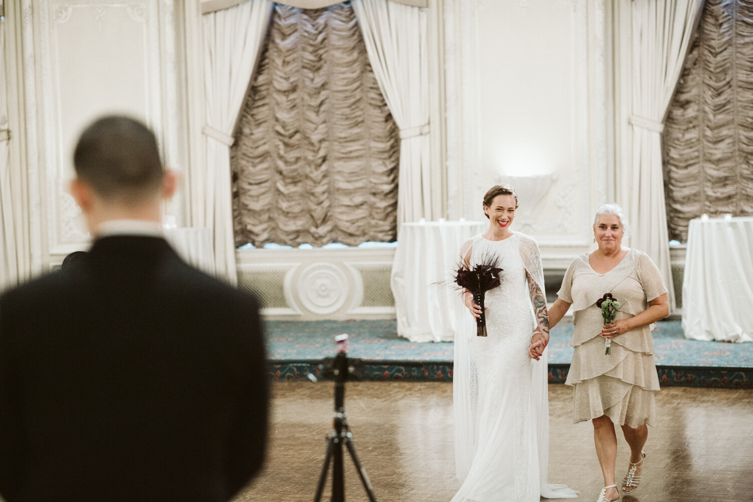 Fairmont Copley Plaza Minimony — candid wedding moment