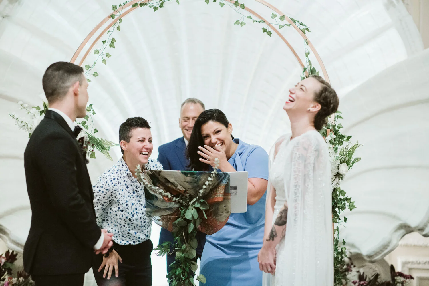 Fairmont Copley Plaza Minimony — documentary wedding photography