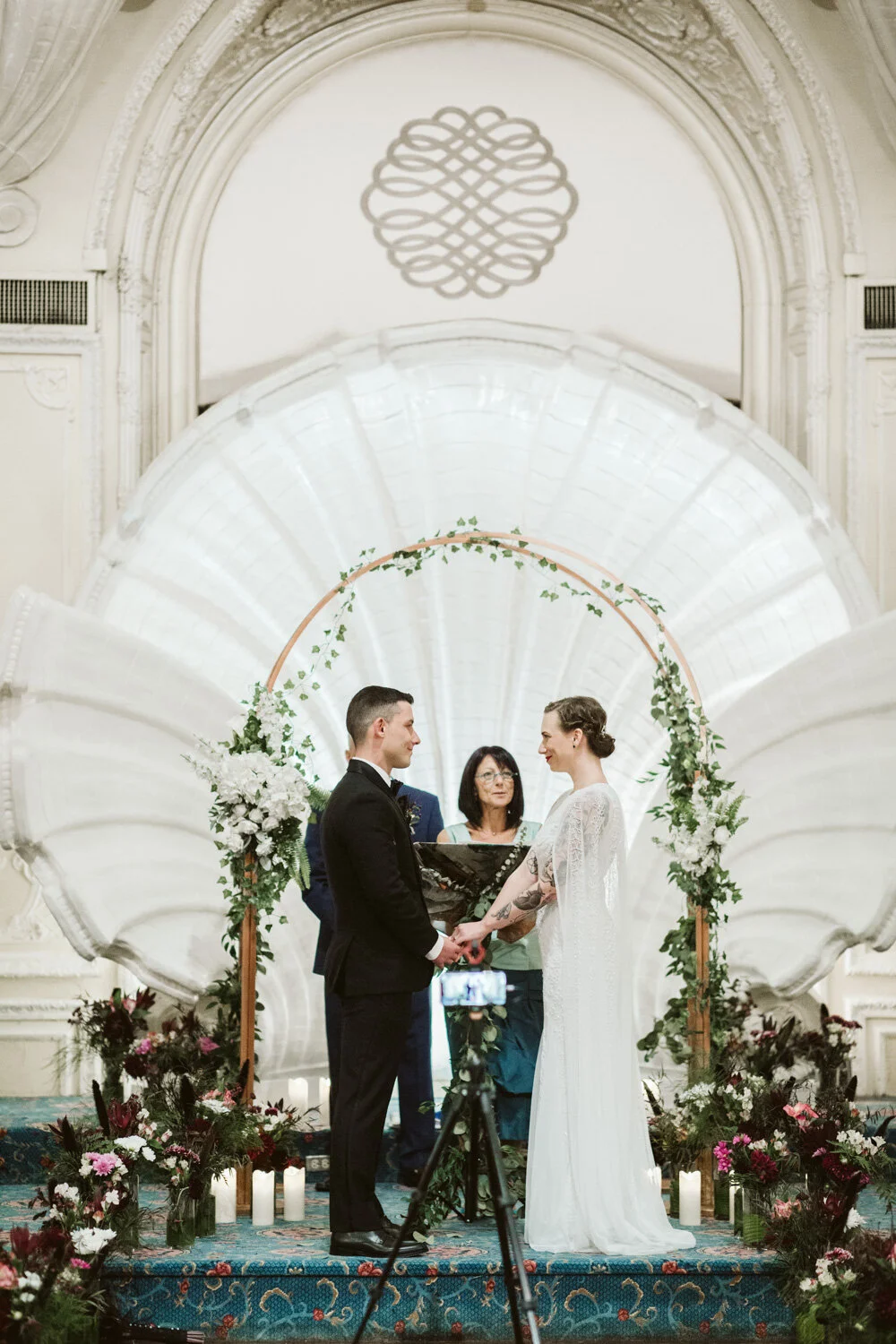 Fairmont Copley Plaza Minimony — wedding photography by Mark Davidson