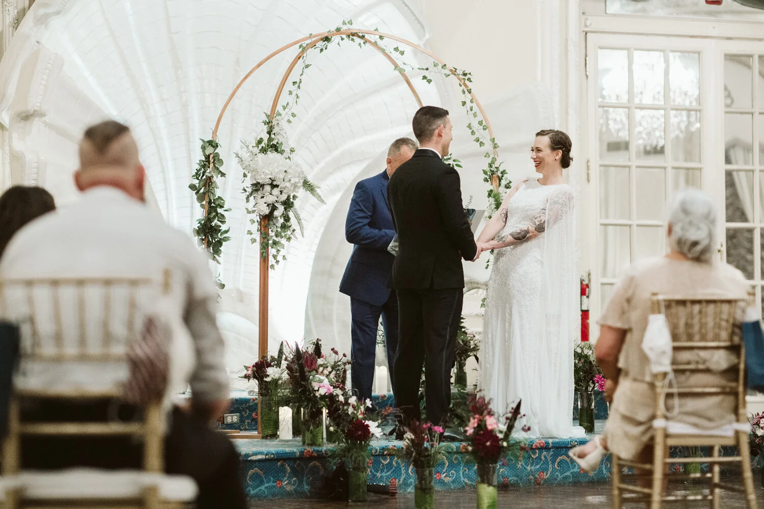 Fairmont Copley Plaza Minimony — candid wedding moment
