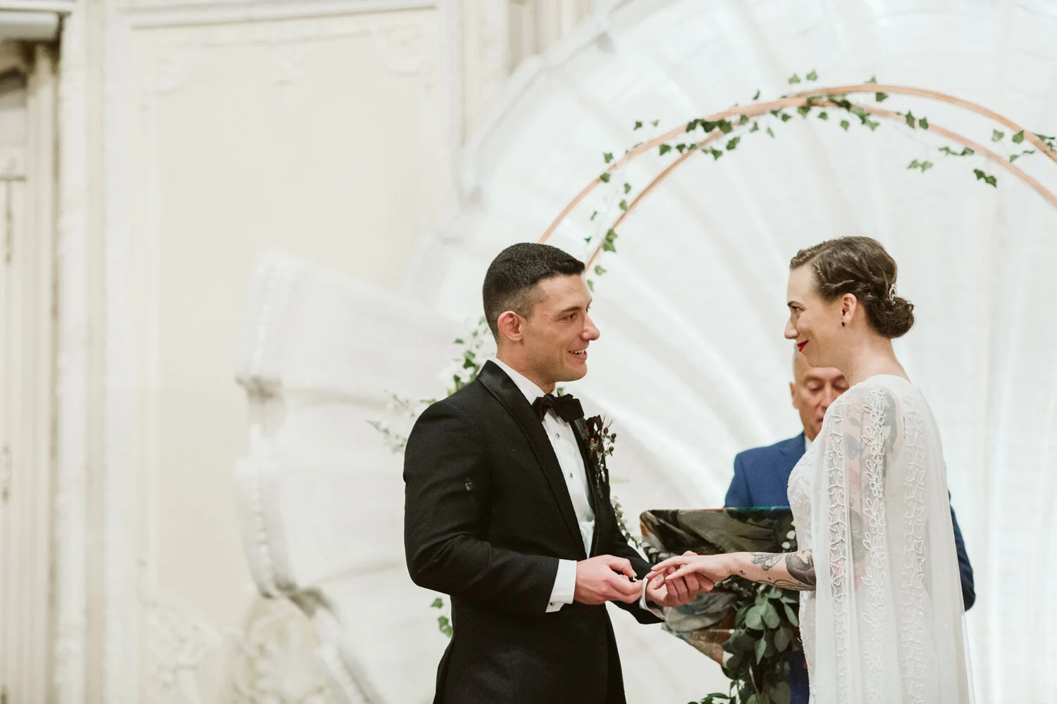 Fairmont Copley Plaza Minimony — wedding photography by Mark Davidson