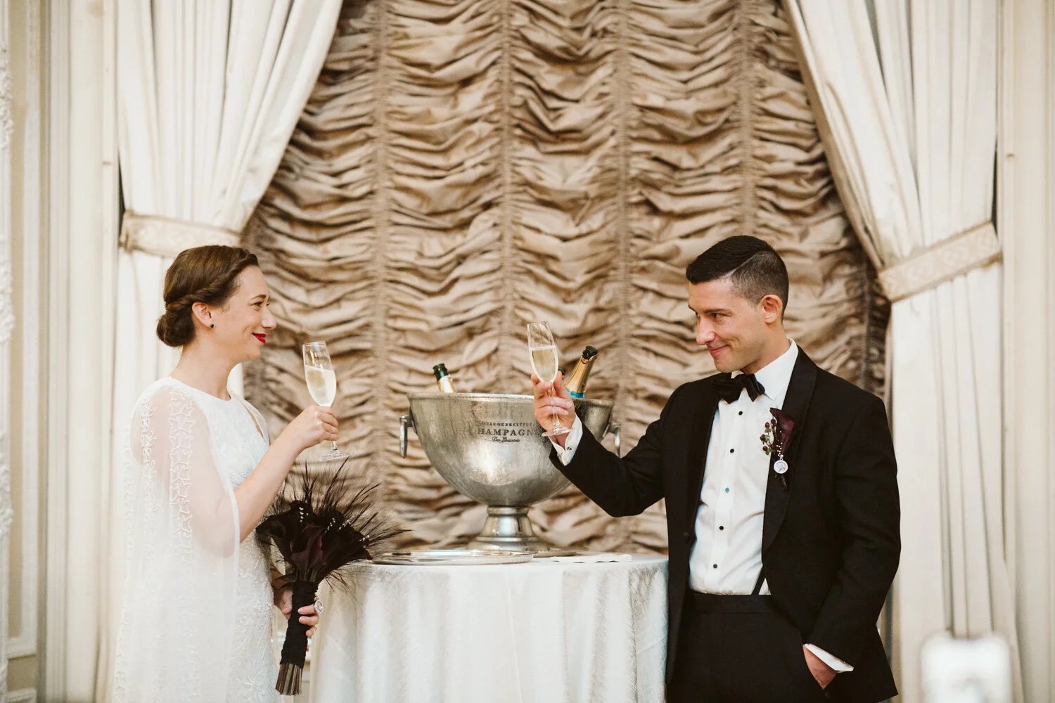 Fairmont Copley Plaza Minimony — documentary wedding photography