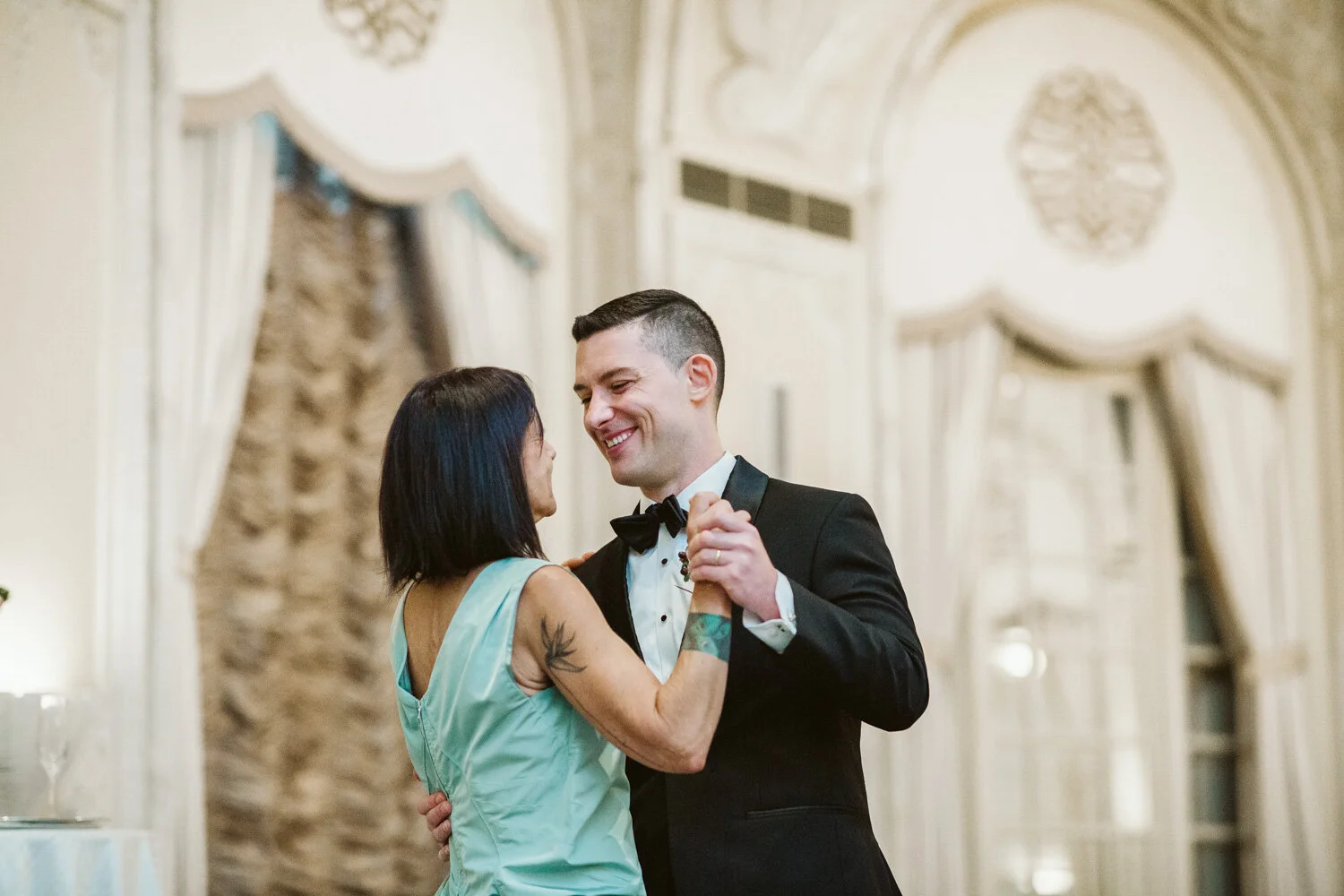 Fairmont Copley Plaza Minimony — documentary wedding photograph