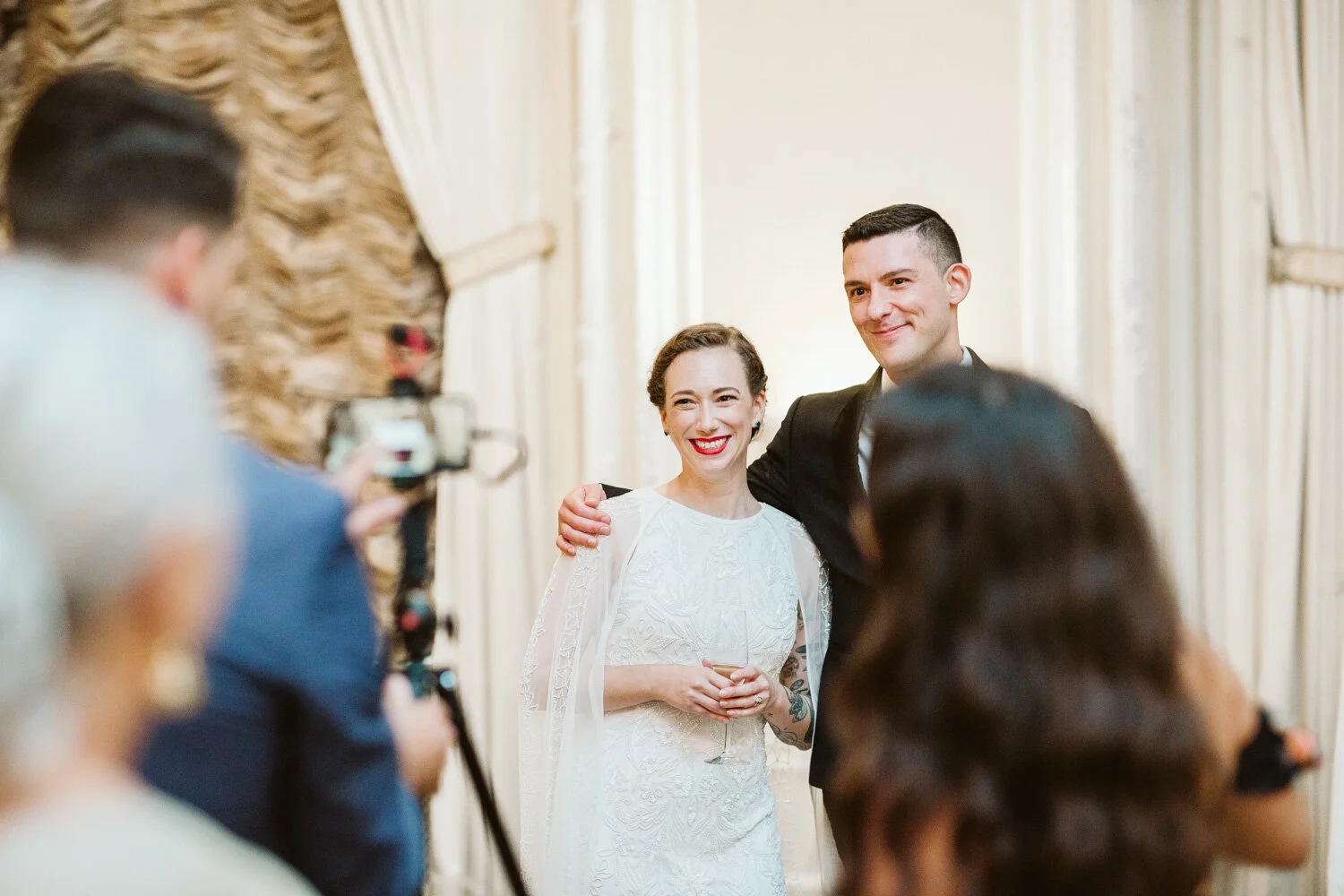 Fairmont Copley Plaza Minimony — wedding photography by Mark Davidson