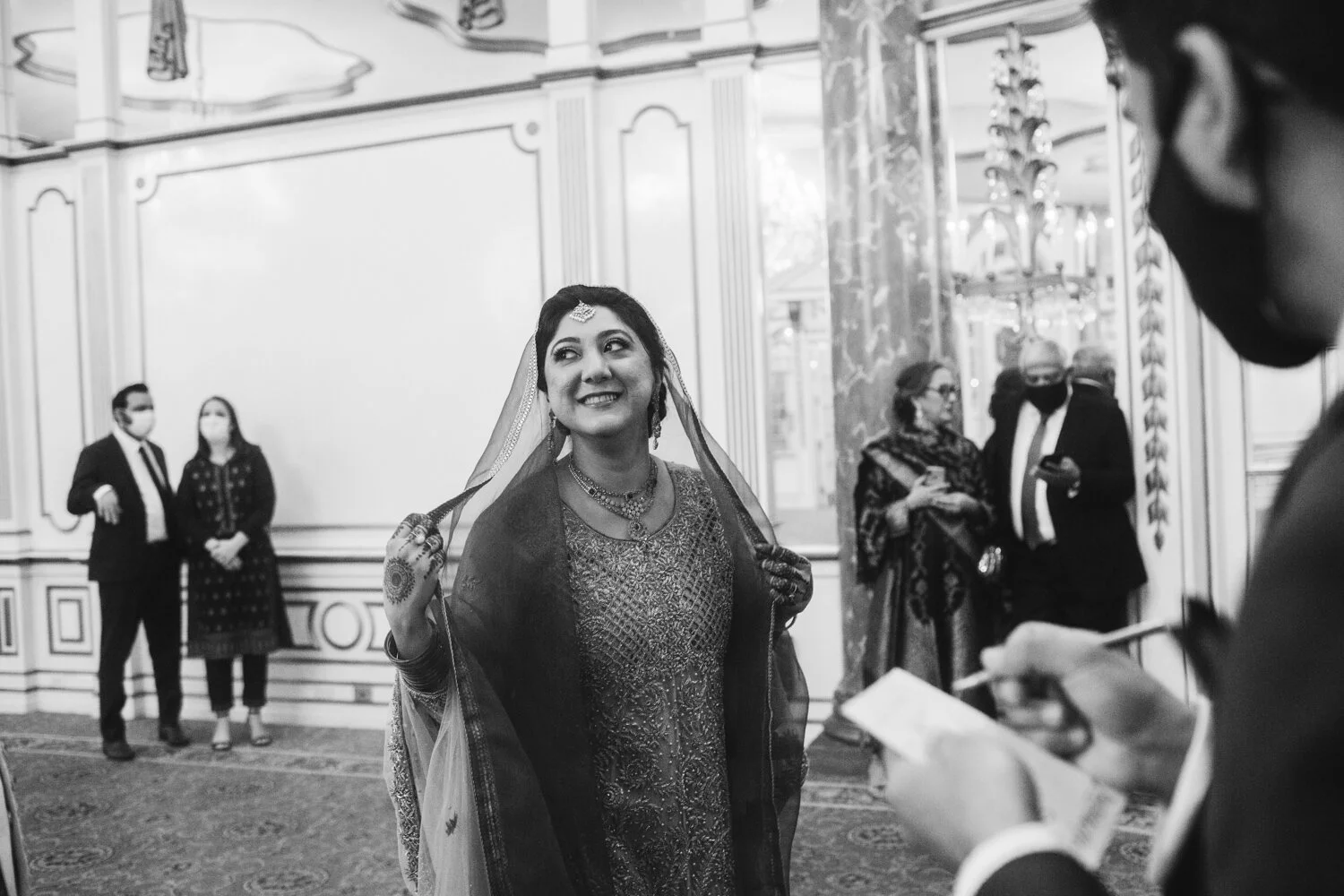 Fairmont Copley Plaza Small Boston Wedding — wedding photography by Mark Davidson