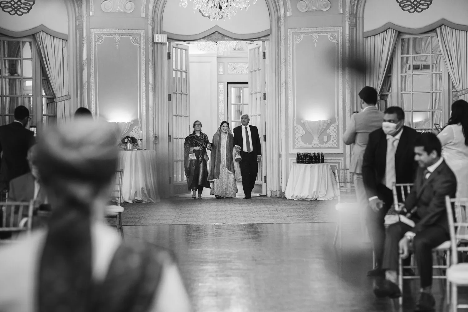 Fairmont Copley Plaza Small Boston Wedding — candid wedding moment