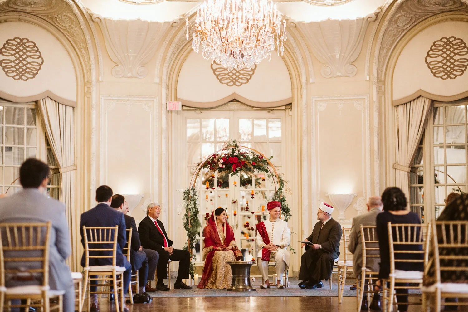 Fairmont Copley Plaza Small Boston Wedding — candid wedding moment