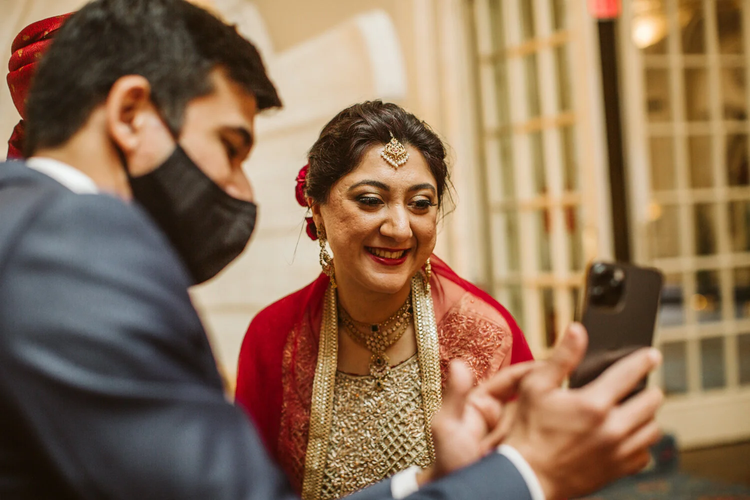 Fairmont Copley Plaza Small Boston Wedding — candid wedding moment