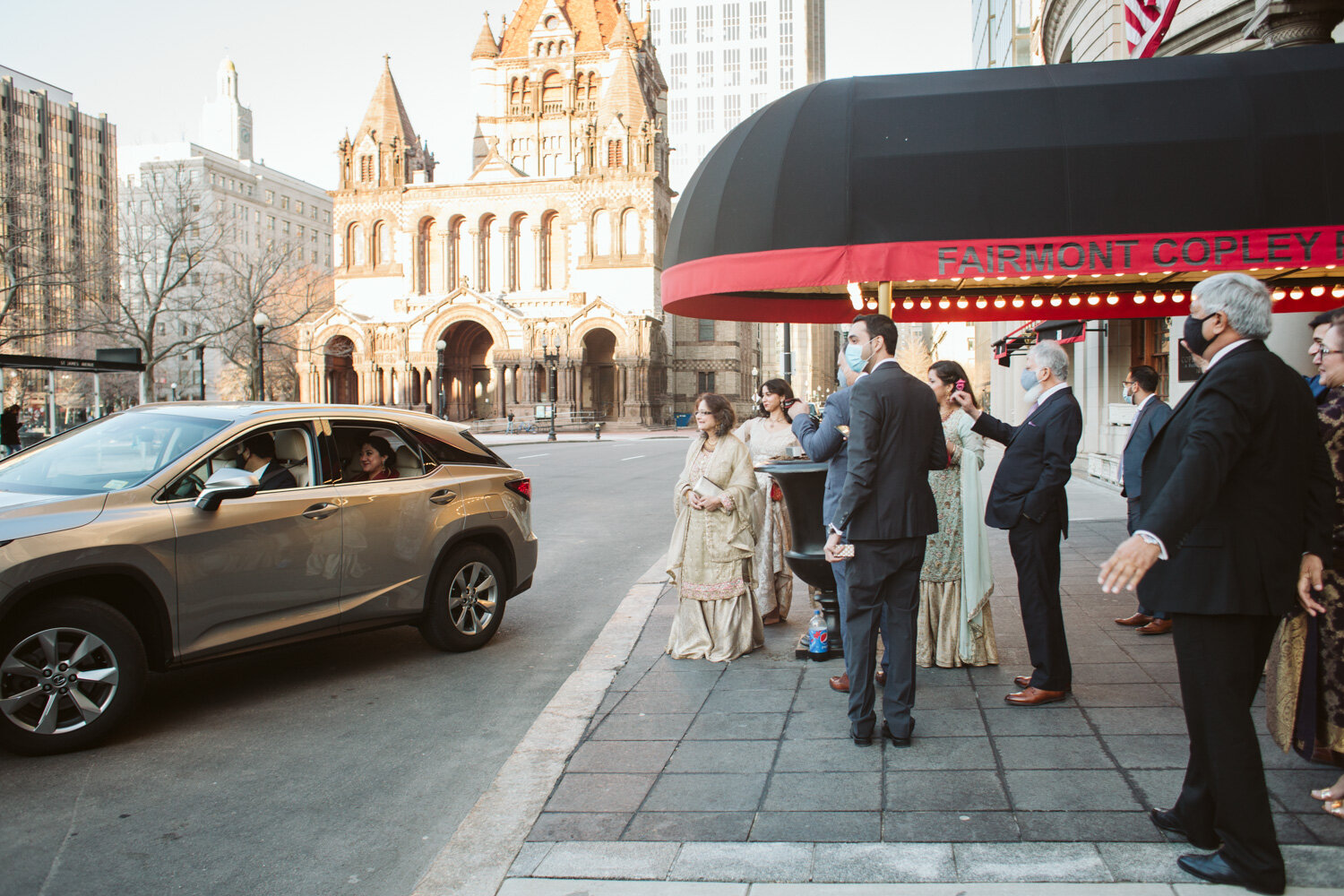 Fairmont Copley Plaza Small Boston Wedding — wedding day photograph