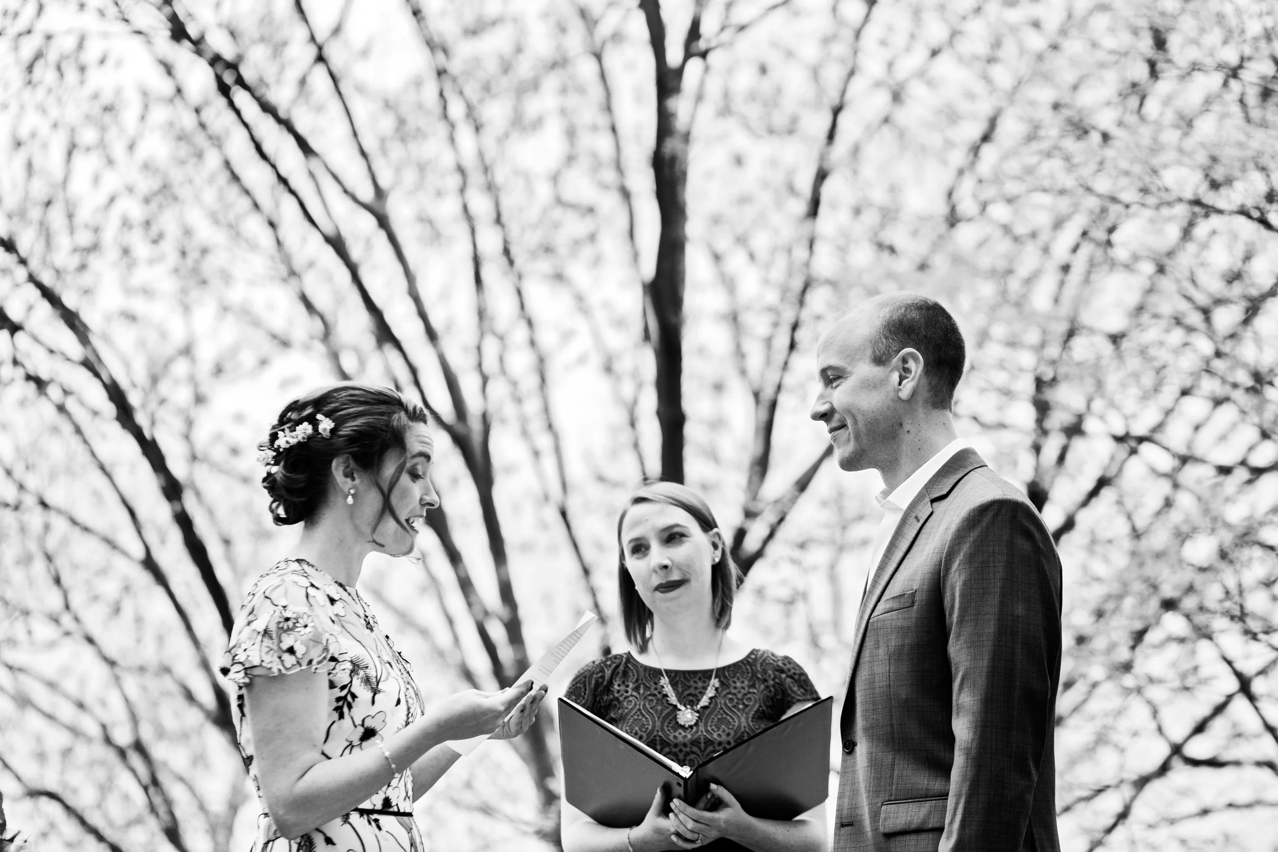 Fresh Pond Wedding - Cambridge, MA — candid wedding moment