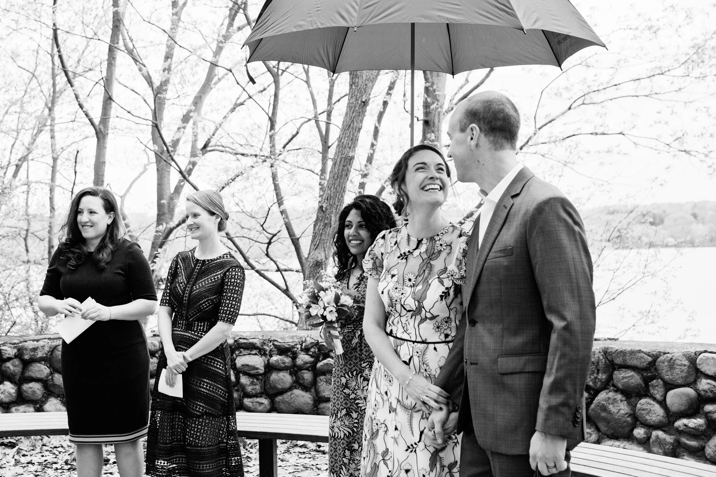Fresh Pond Wedding - Cambridge, MA — candid wedding moment