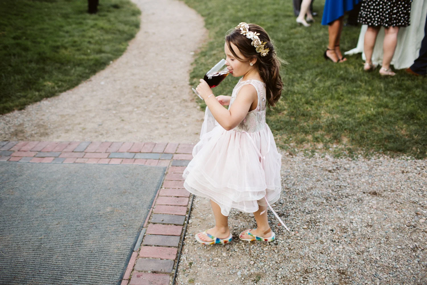Glen Magna Farms Wedding — candid wedding moment