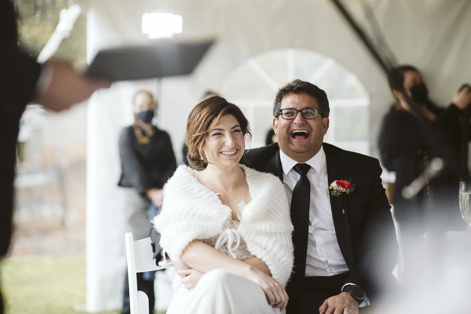 Harrington Farm Wedding — candid wedding moment