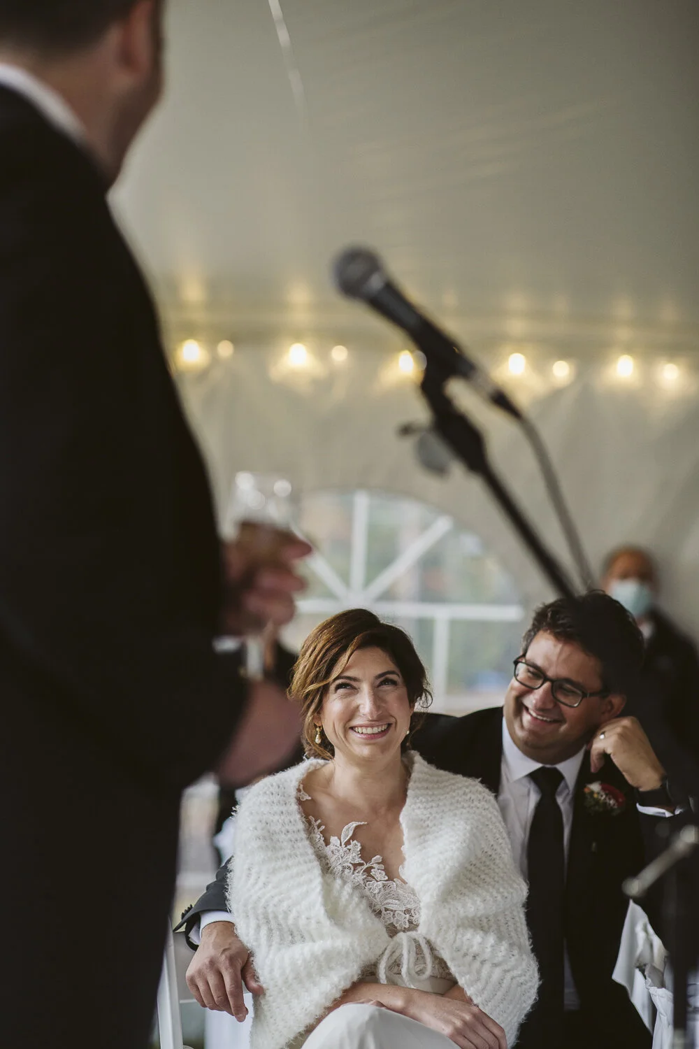 Harrington Farm Wedding — candid wedding moment