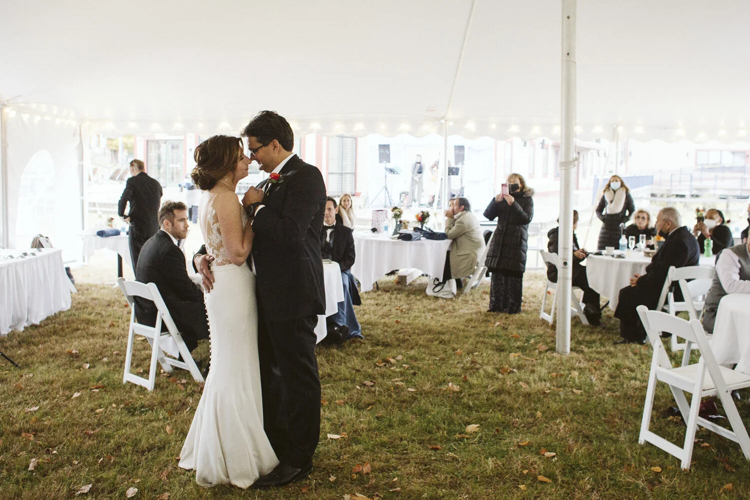 Harrington Farm Wedding — candid wedding moment