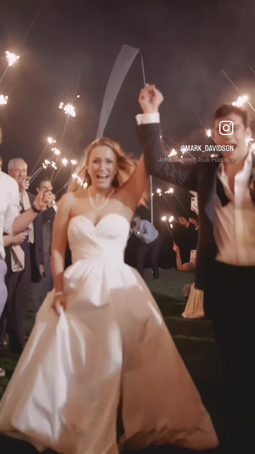How to Photograph a Wedding Sparkler Exit 2 Documentary wedding photograph by Mark Davidson Photography