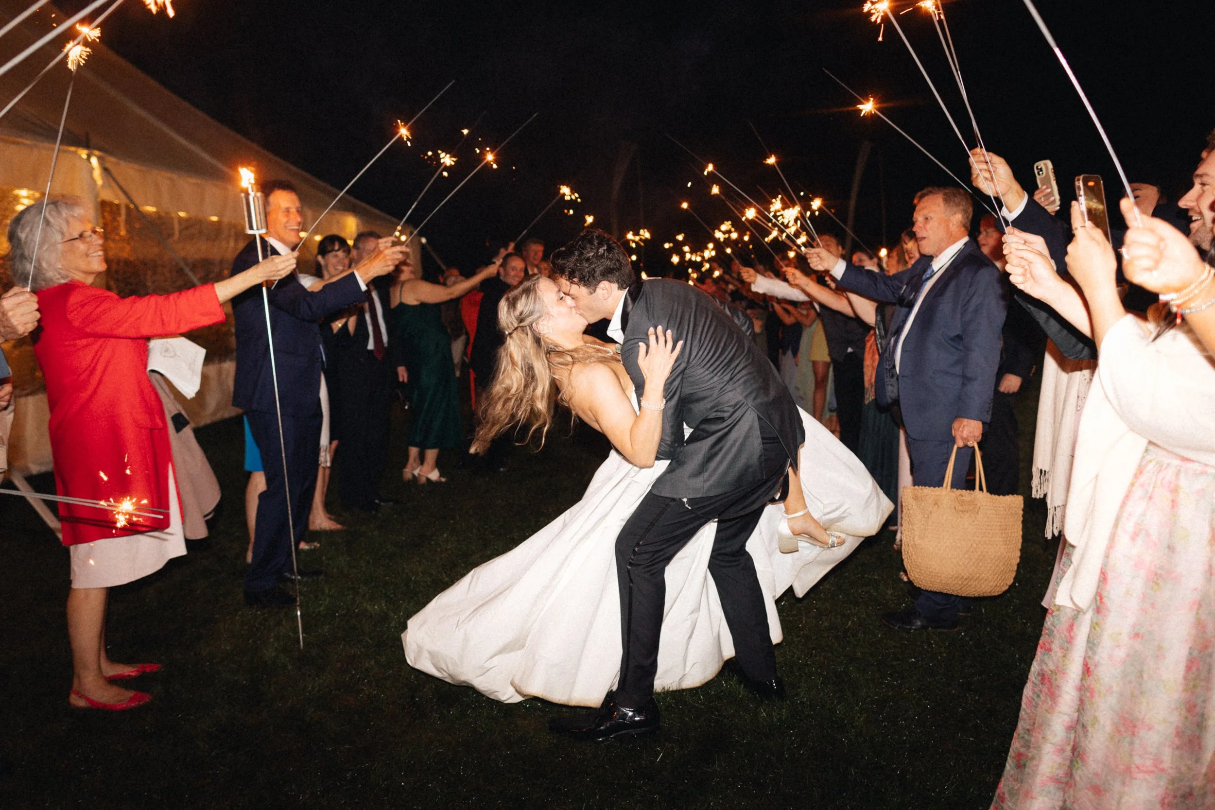 How to Photograph a Wedding Sparkler Exit 7 Wedding photograph by Mark Davidson Photography