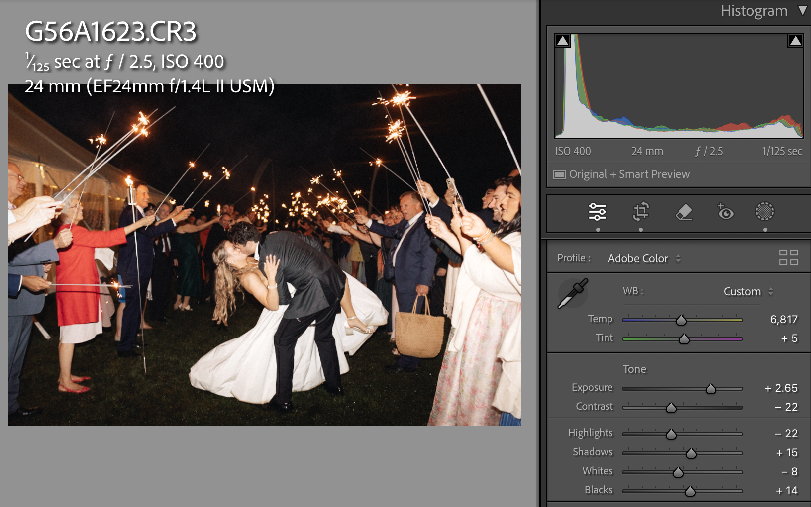 How to Photograph a Wedding Sparkler Exit 8 Documentary wedding photograph by Mark Davidson Photography