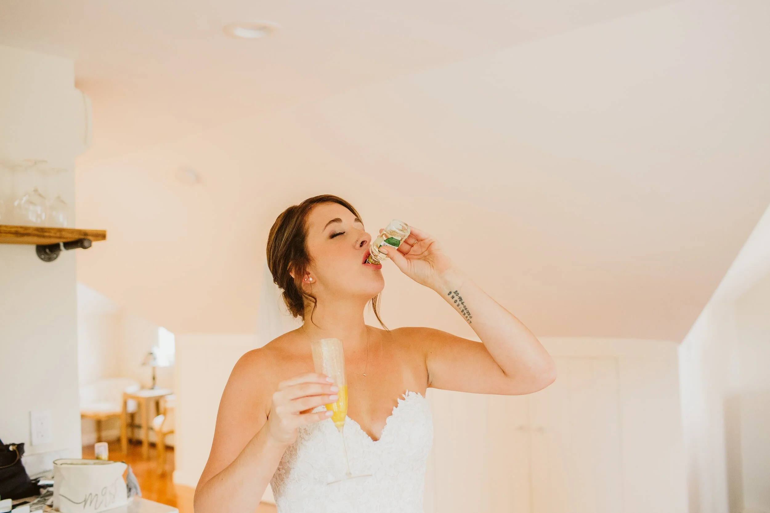 Jonathan Edwards Winery — candid wedding moment