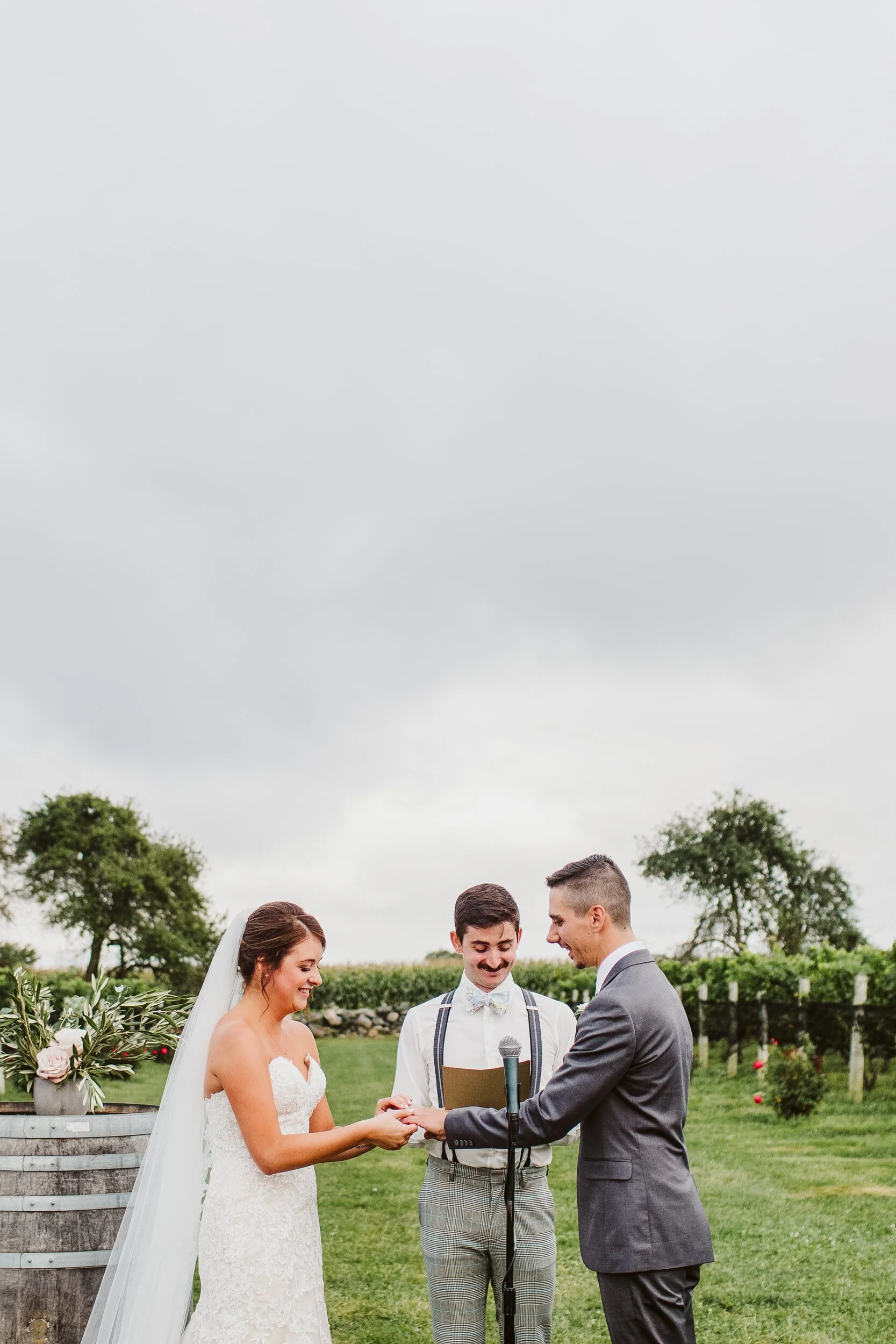 Jonathan Edwards Winery — candid wedding moment