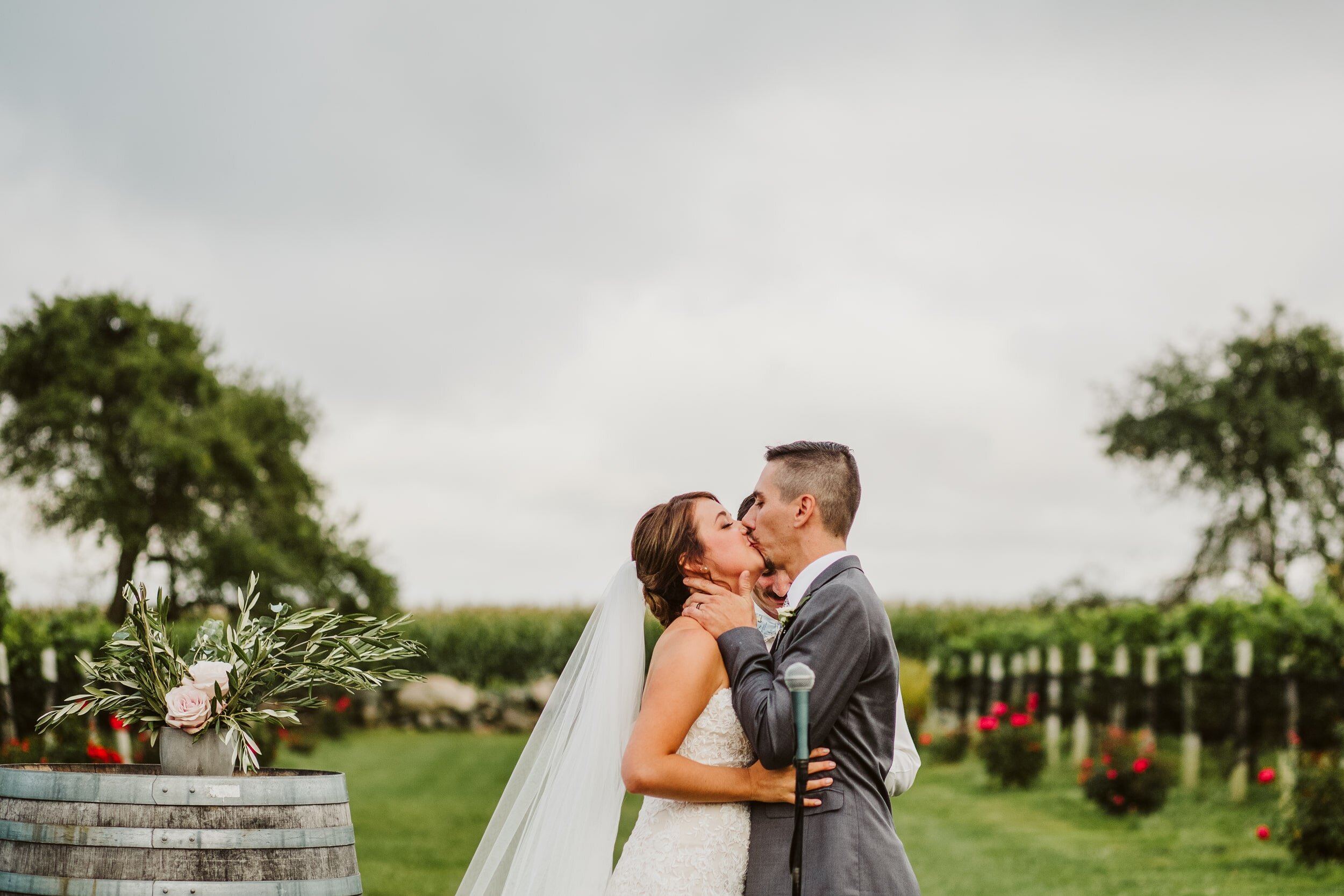 Jonathan Edwards Winery — wedding day photograph