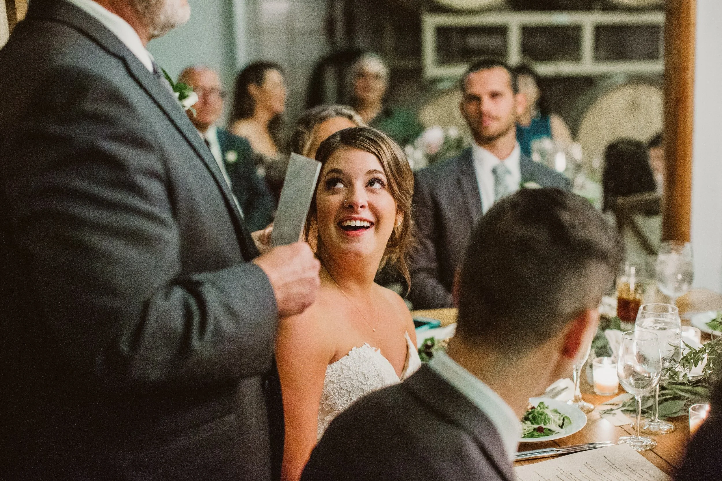 Jonathan Edwards Winery — candid wedding moment