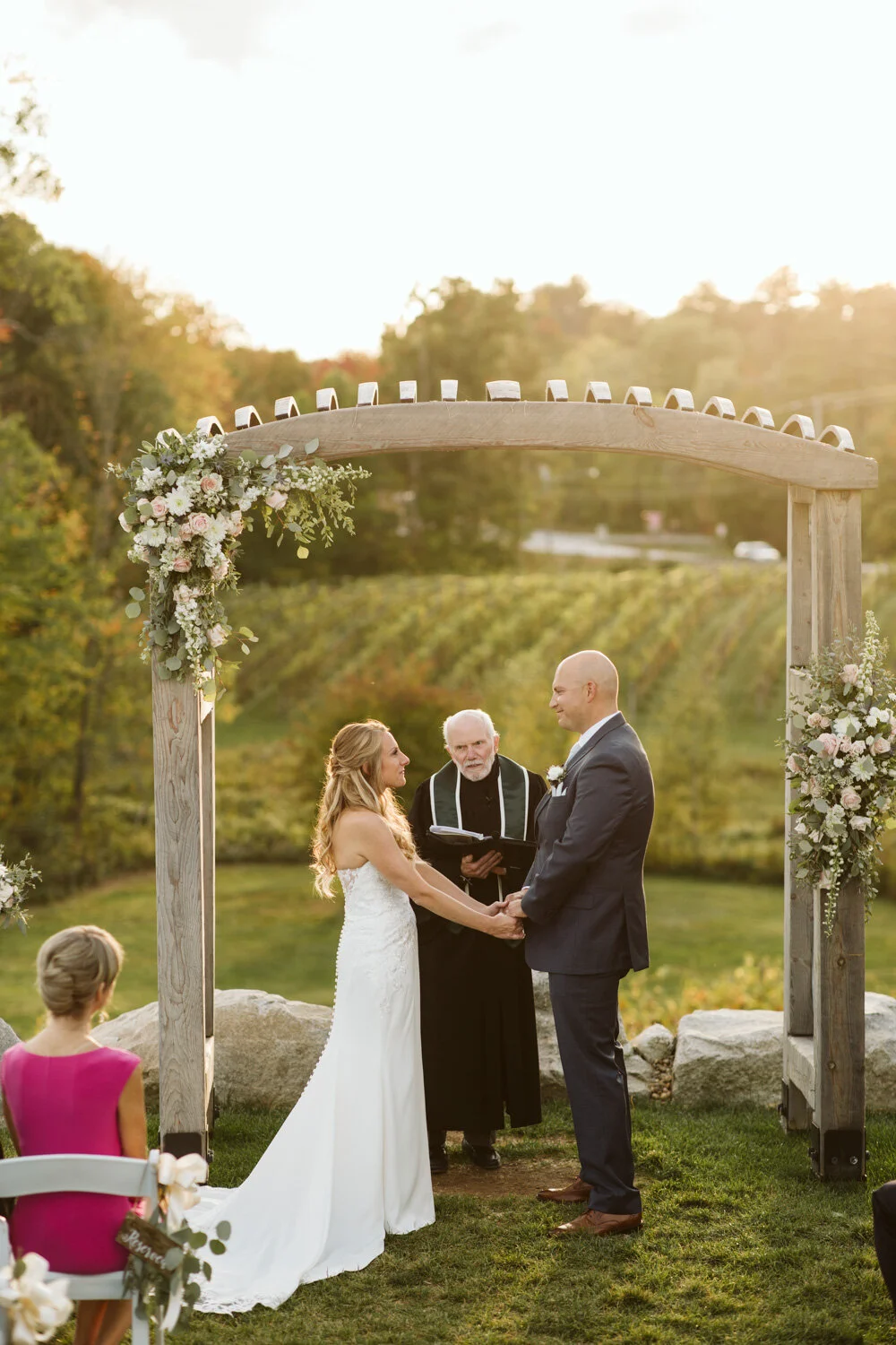 Labelle Winery — candid wedding moment
