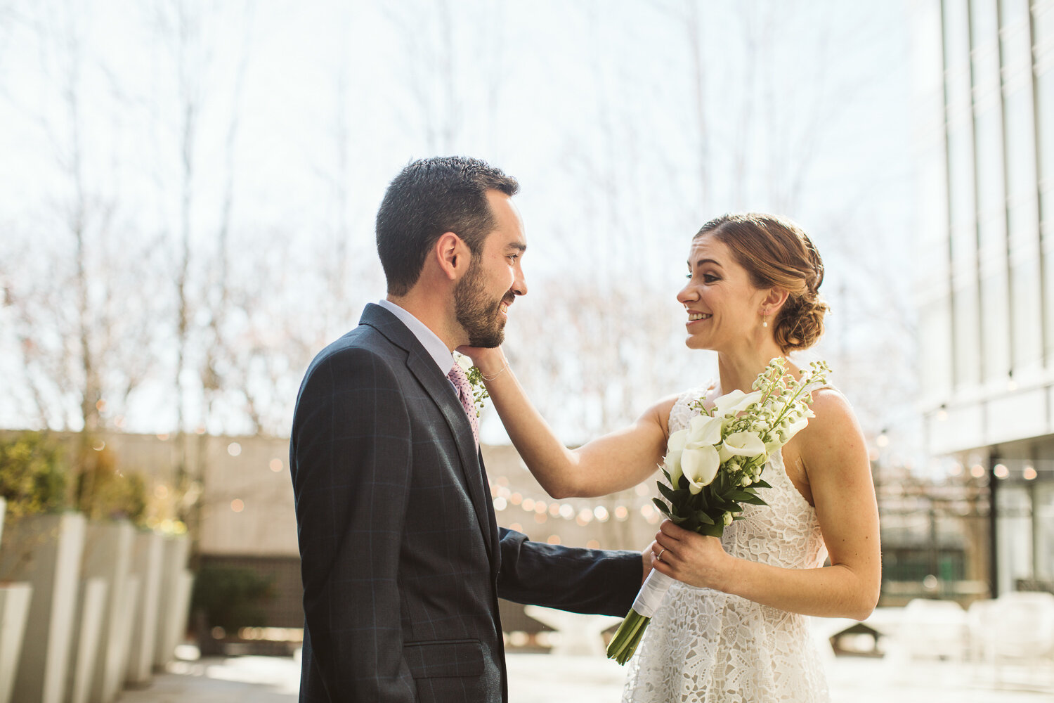 Liberty Hotel — candid wedding moment