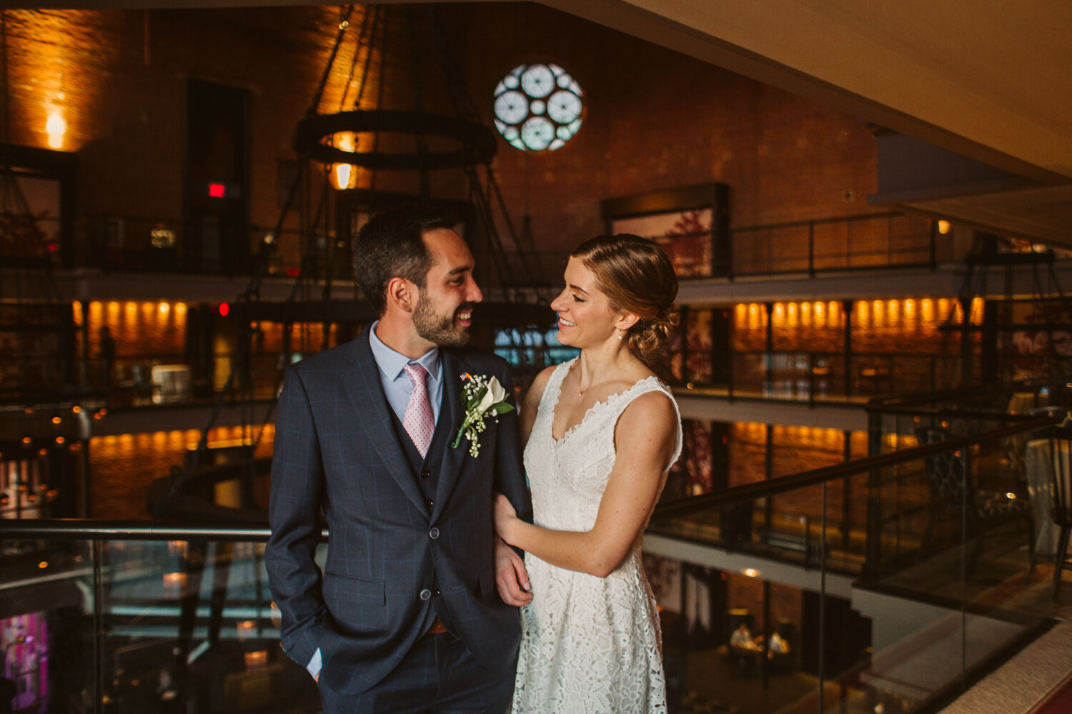 Liberty Hotel — candid wedding moment