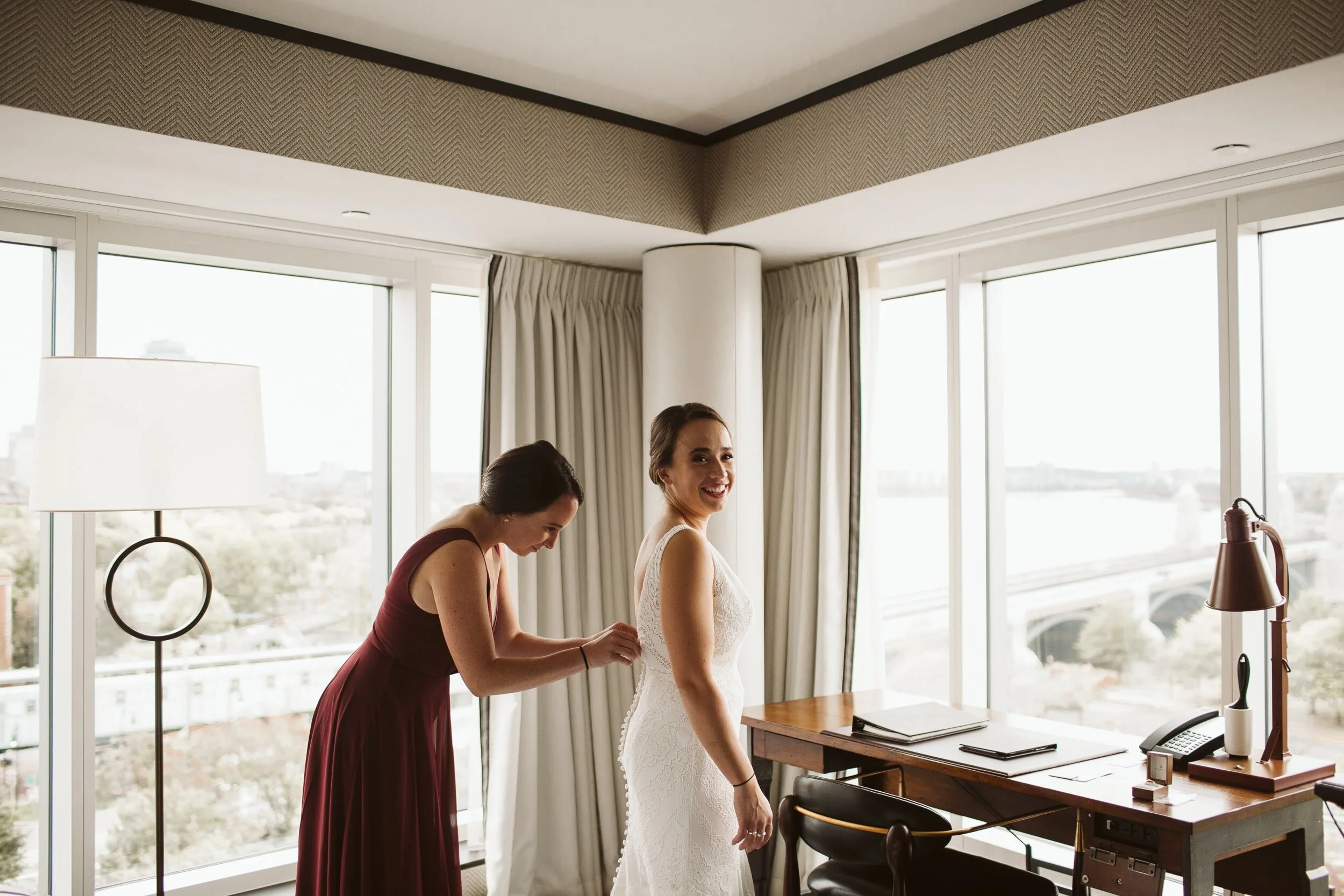 Liberty Hotel — candid wedding moment