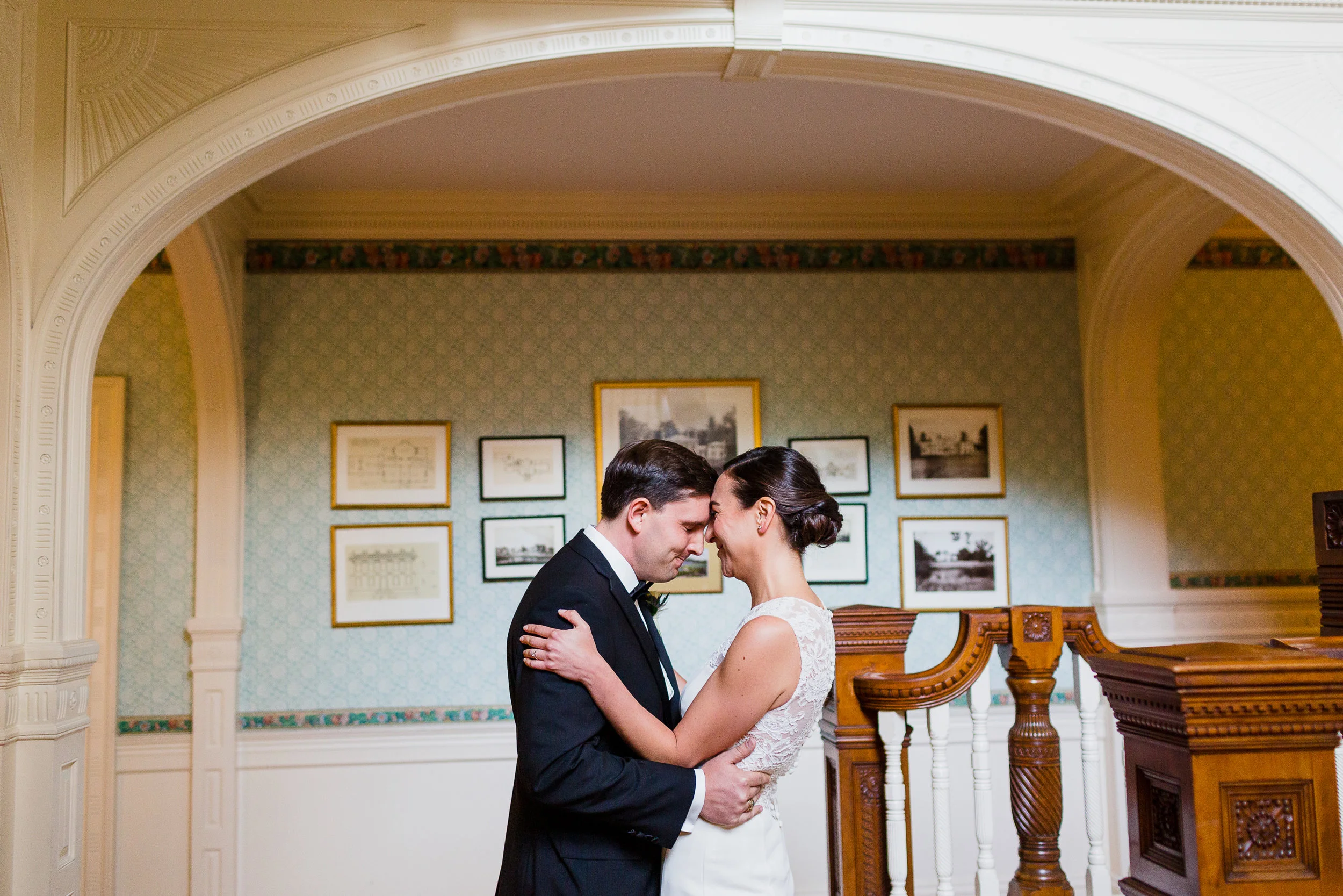 Lyman Estate — candid wedding moment