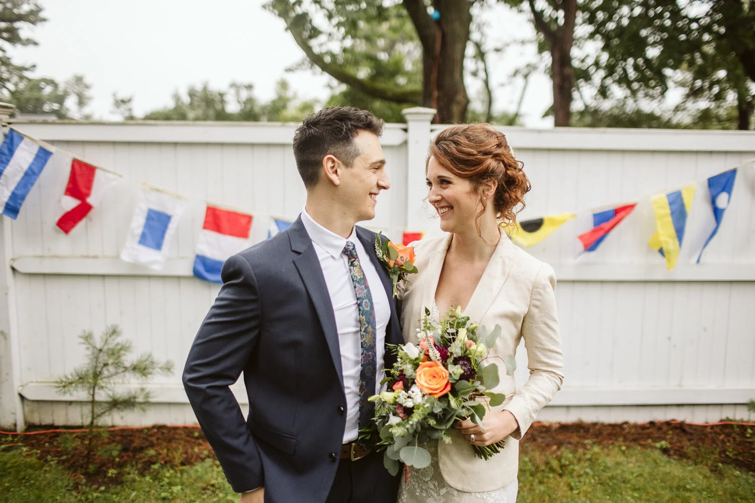 Marblehead MA — documentary wedding photograph