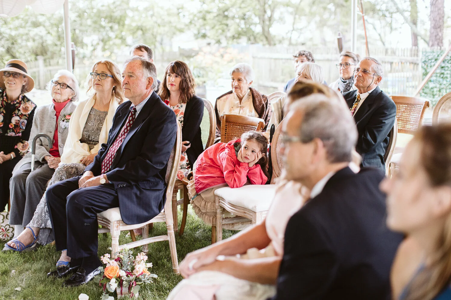 Marblehead MA — candid wedding moment