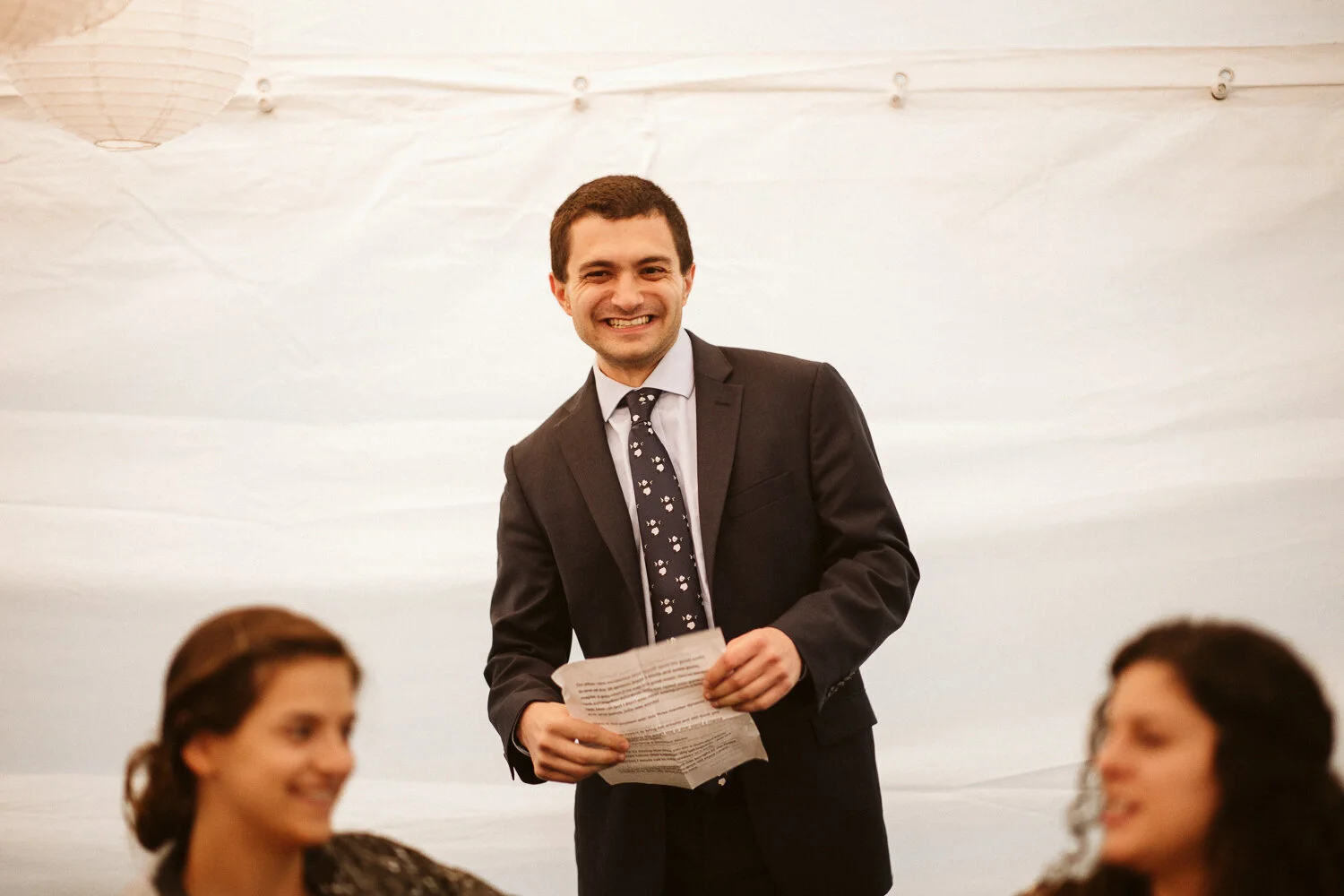 Marblehead MA — candid wedding moment