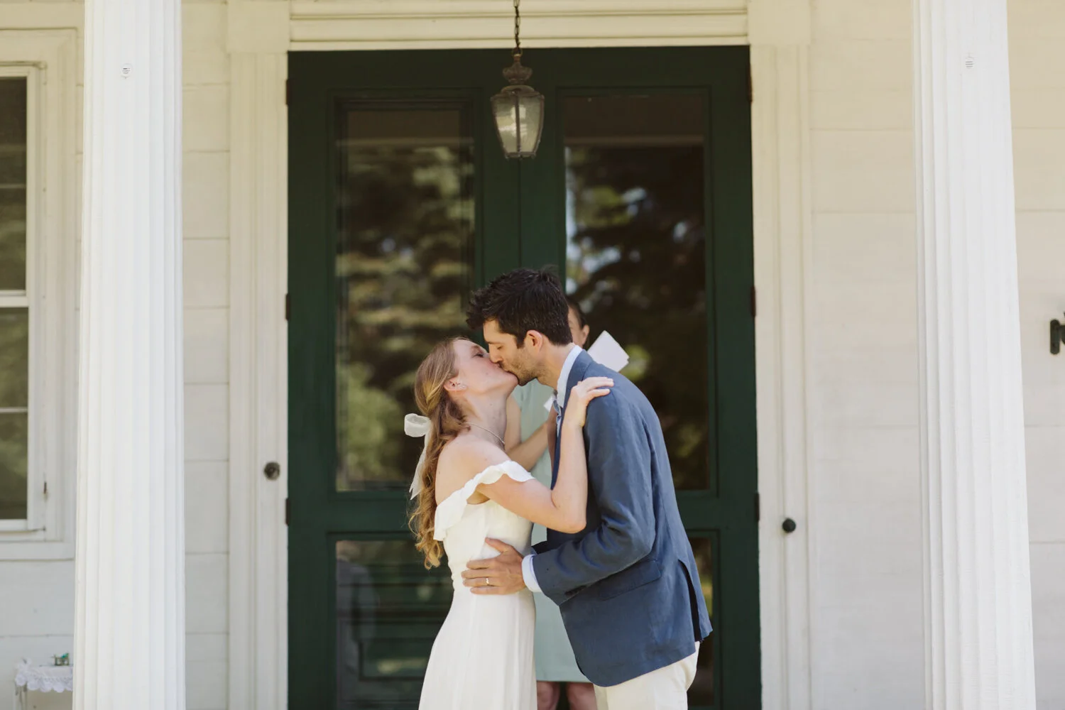Micro Wedding in Boston 21 Micro Wedding in Boston — candid wedding moment