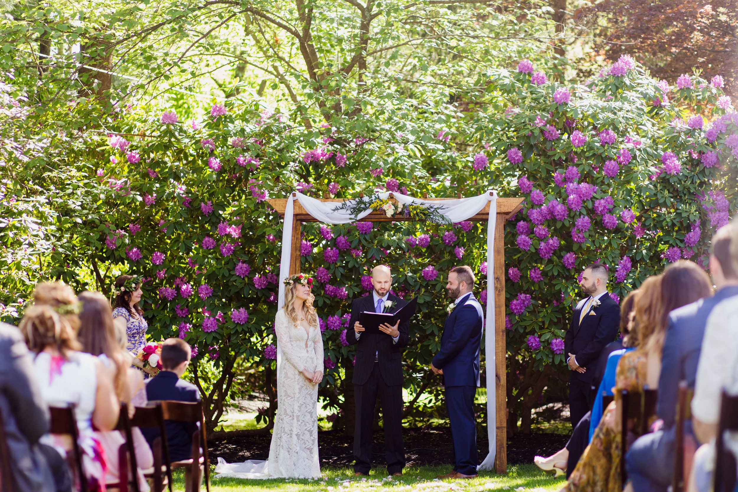 Milton MA Garden Wedding — wedding photograph