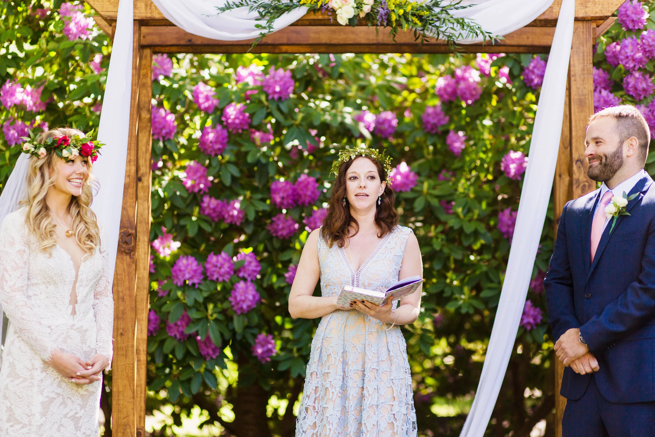 Milton MA Garden Wedding — wedding day photograph