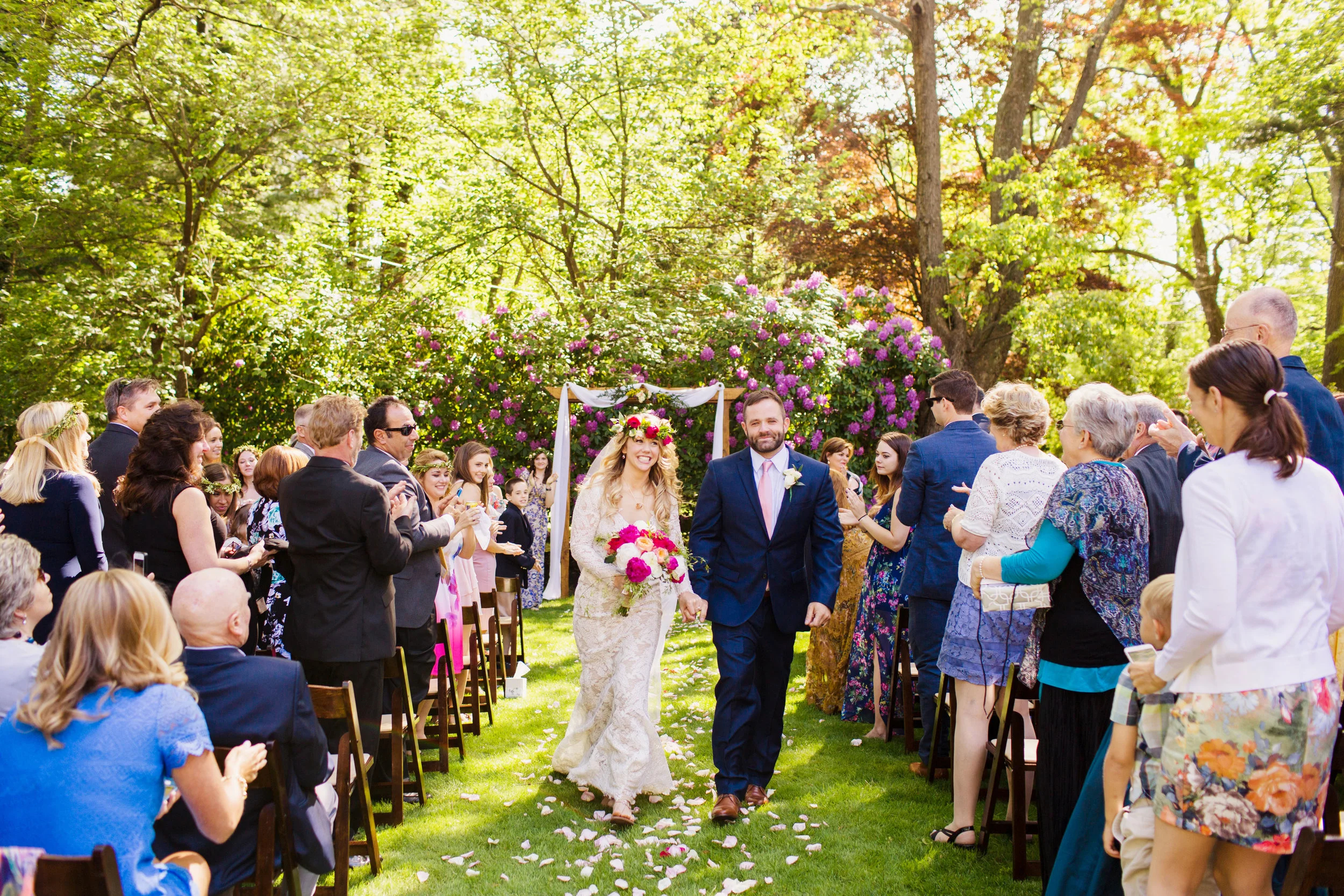 Milton MA Garden Wedding — wedding photography by Mark Davidson