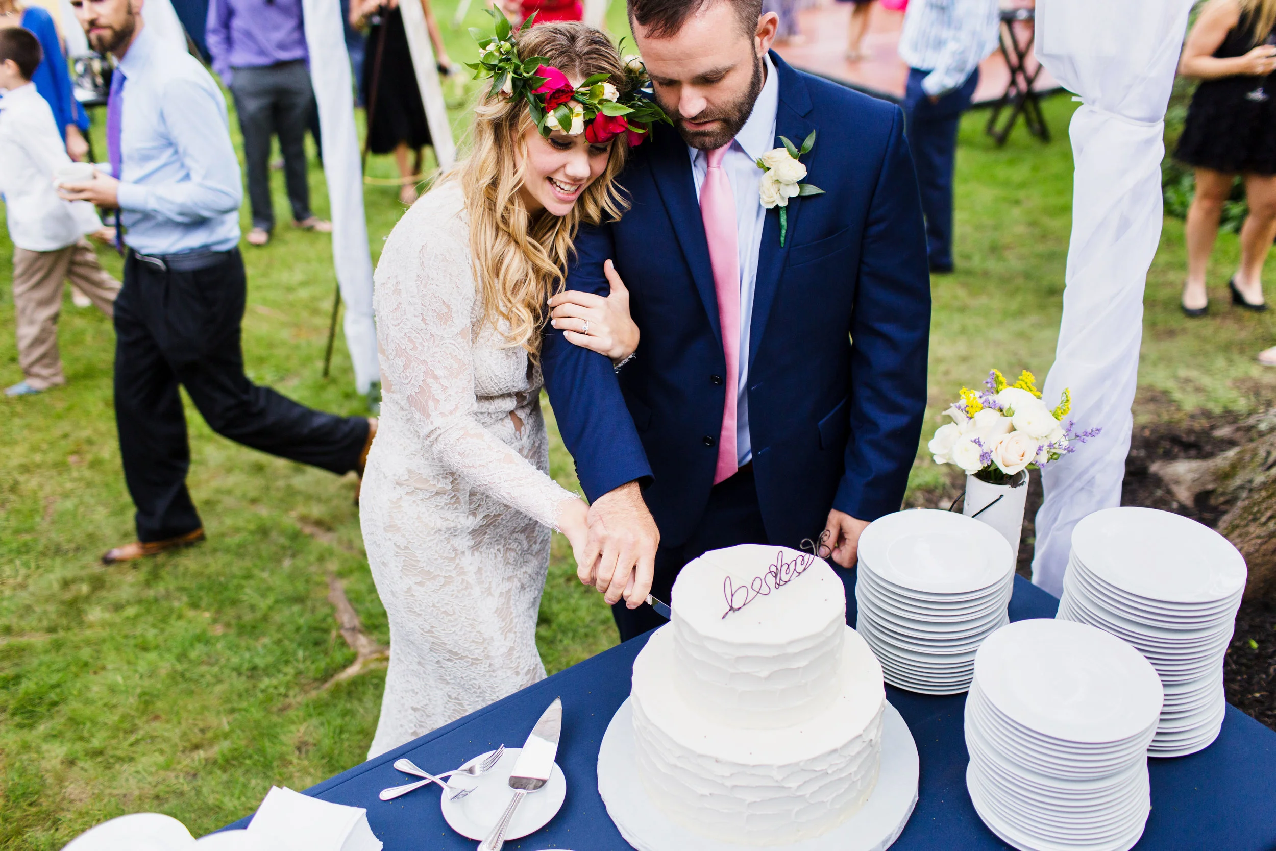 Milton MA Garden Wedding — documentary wedding photograph