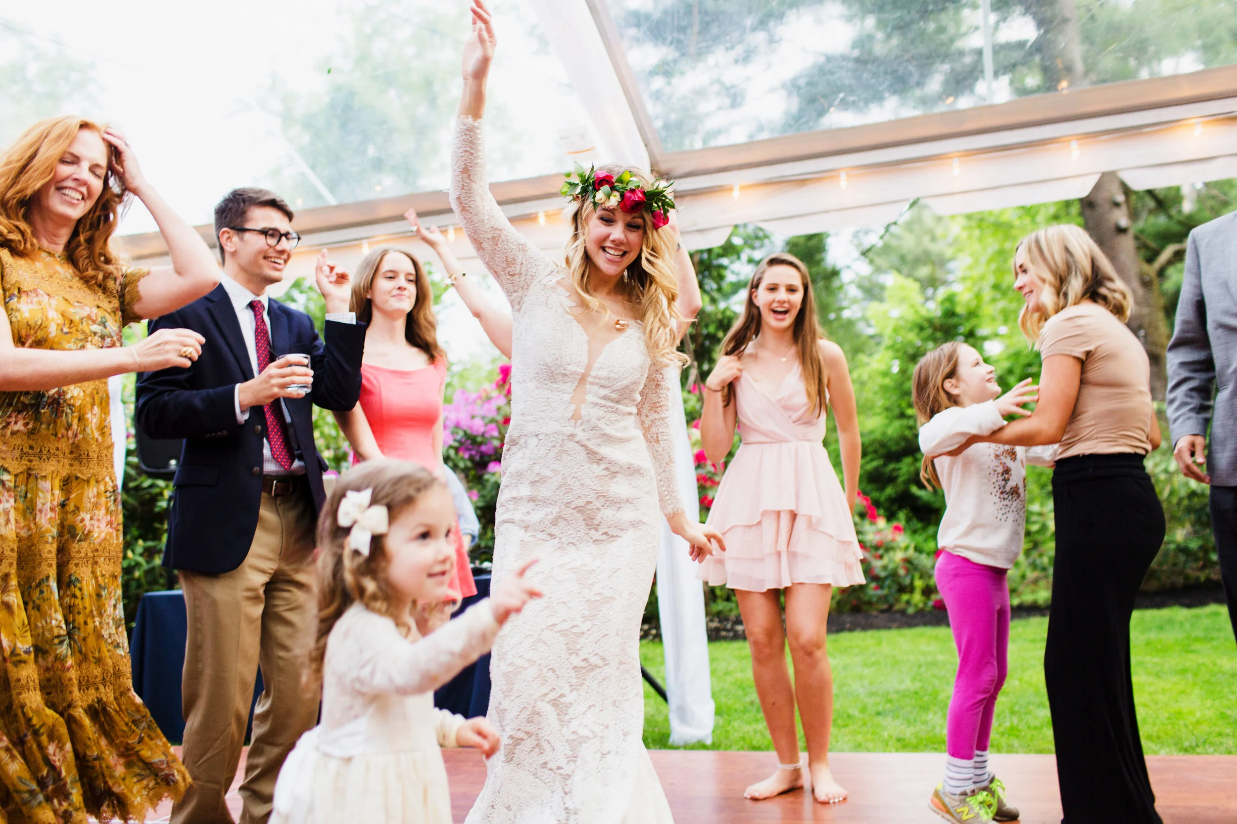 Milton MA Garden Wedding — documentary wedding photography