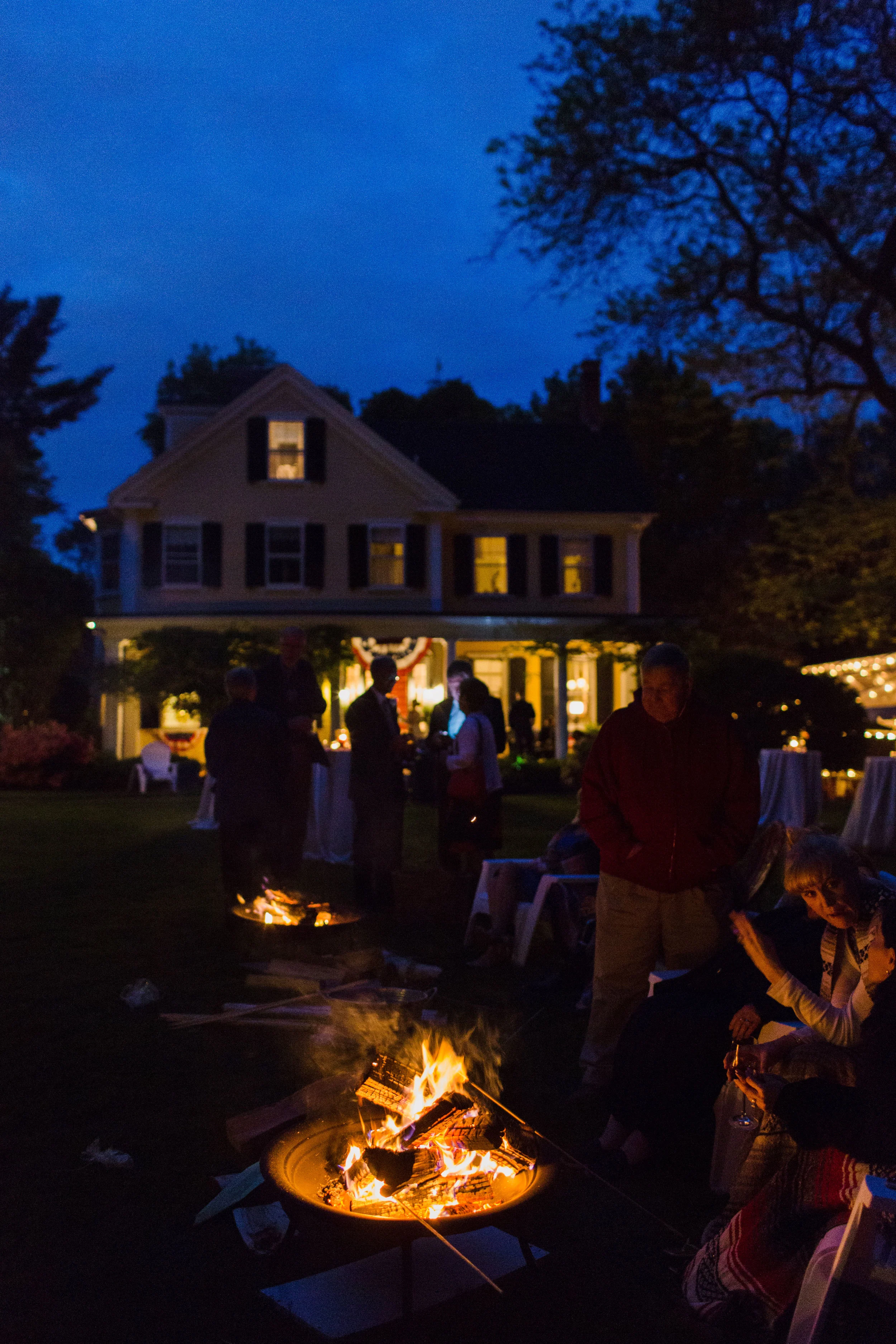 Milton MA Garden Wedding — candid wedding moment