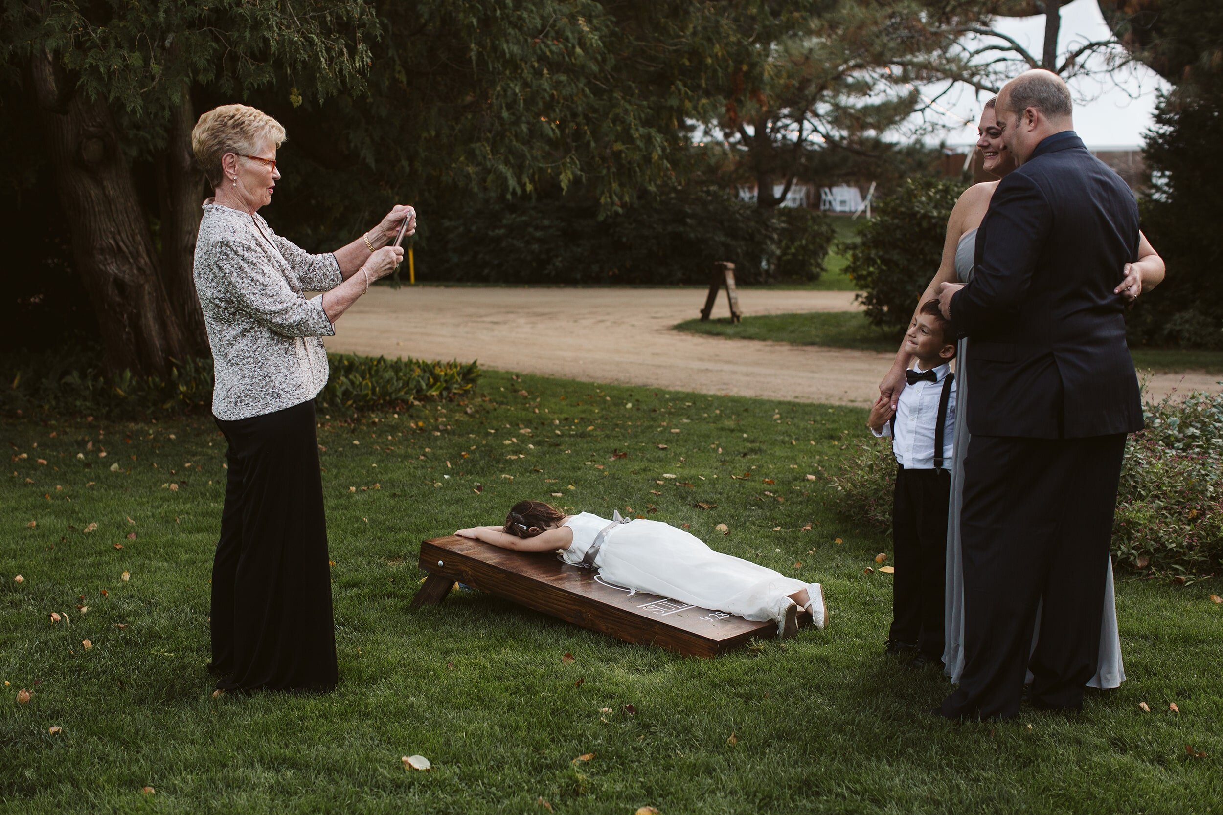 Moraine Farm — candid wedding moment