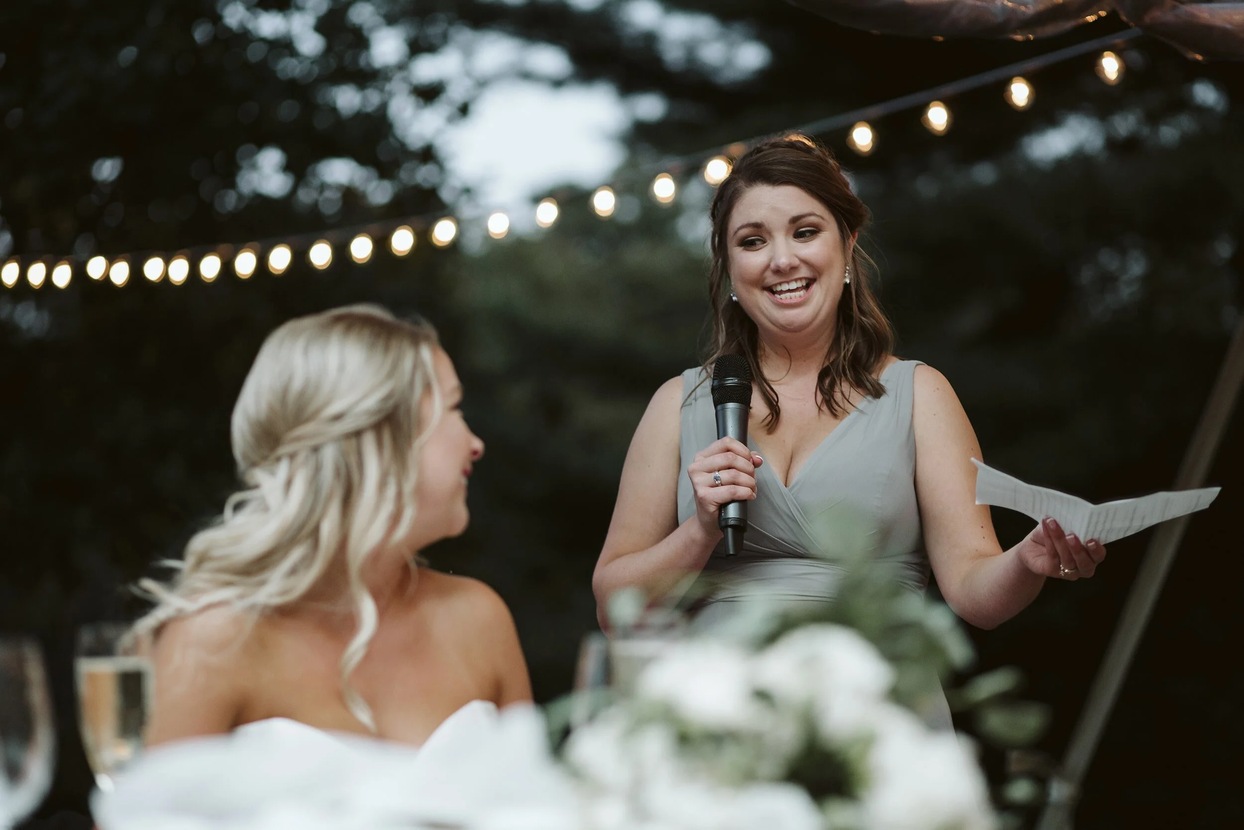 Moraine Farm — candid wedding moment