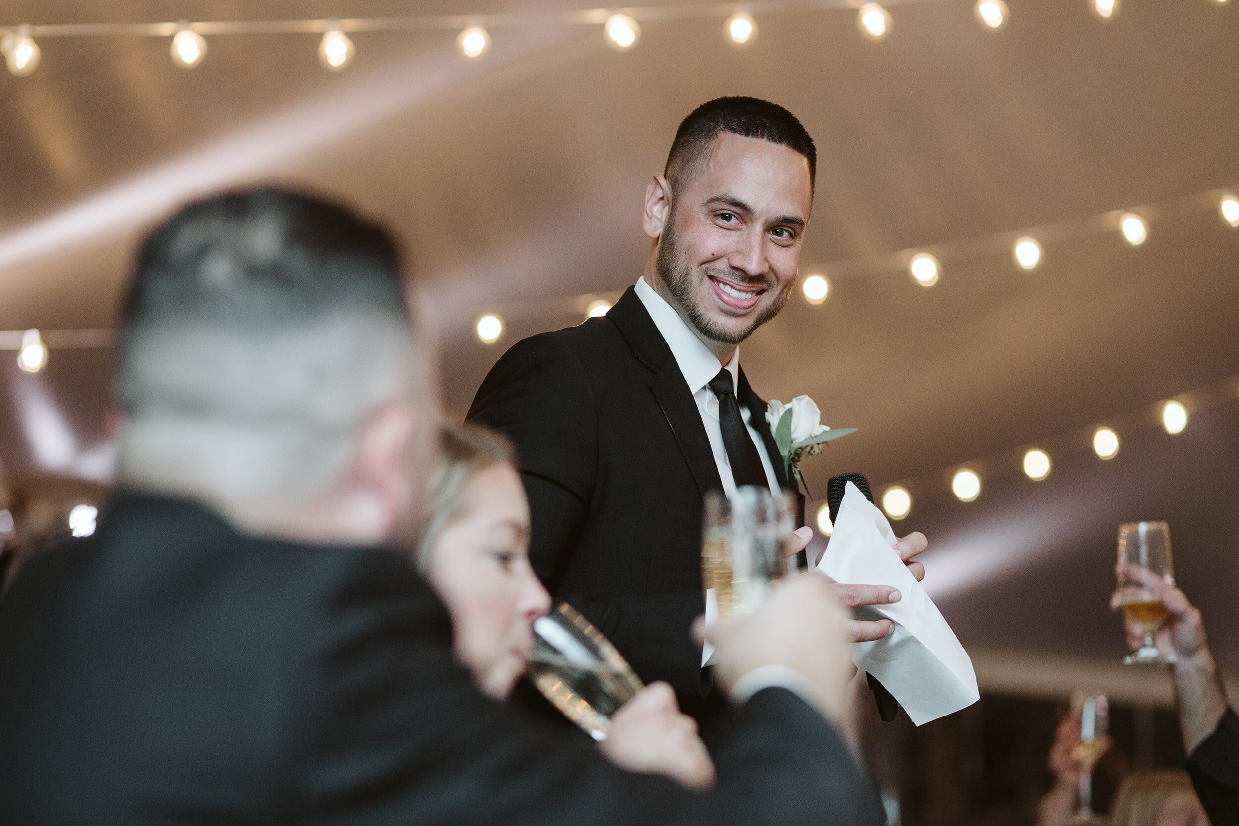 Moraine Farm — candid wedding moment