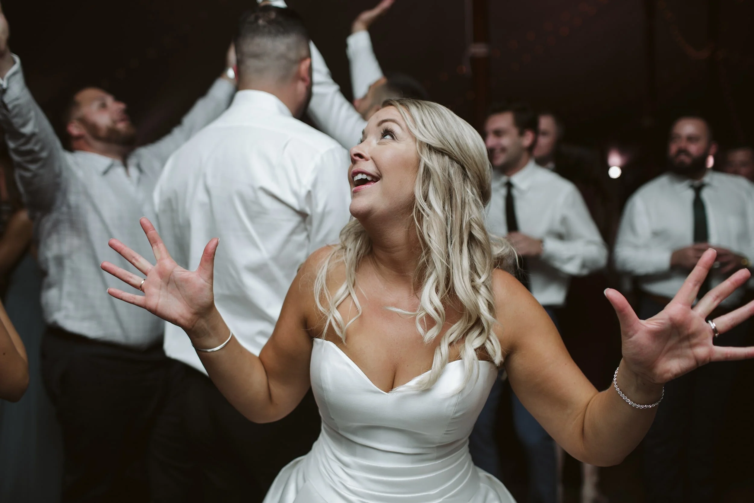 Moraine Farm — candid wedding moment