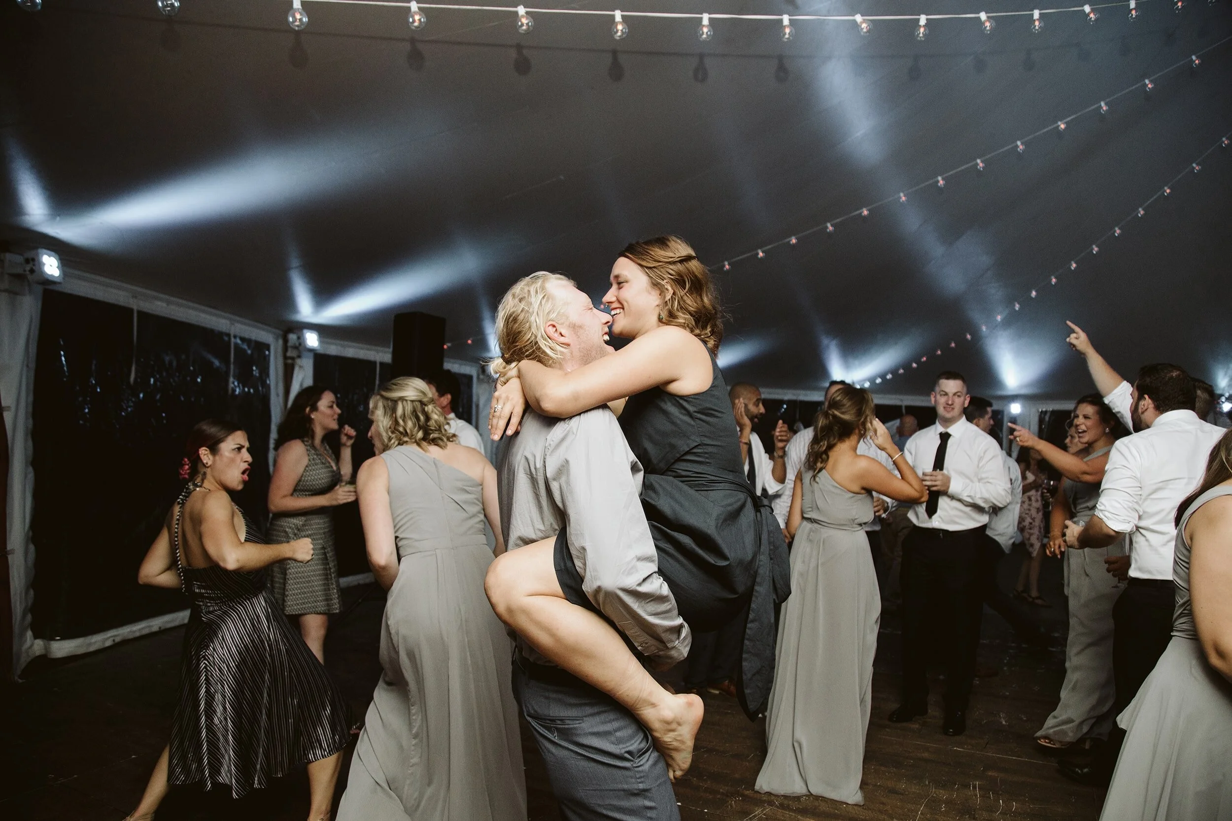 Moraine Farm — candid wedding moment