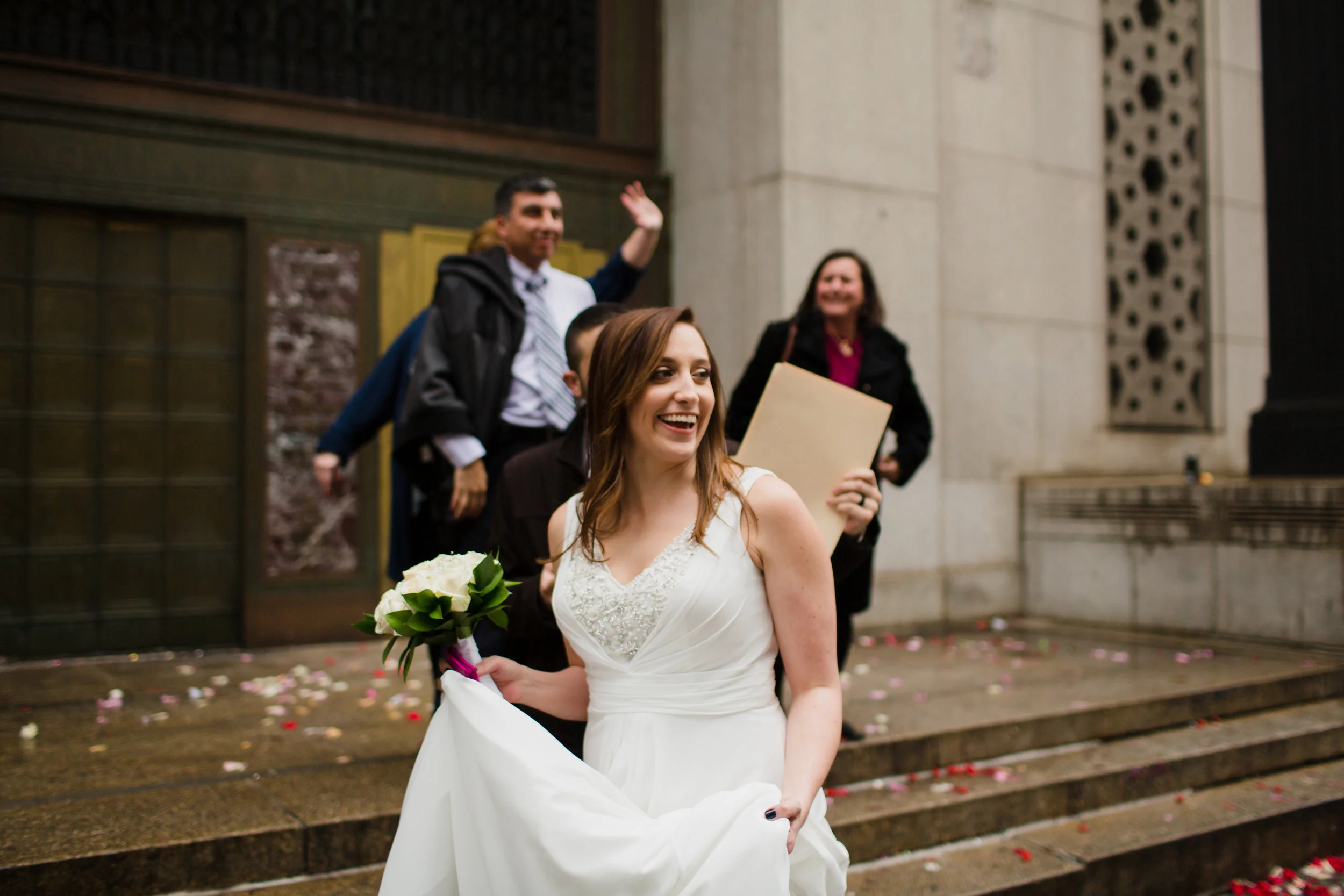 New York City Elopement — documentary wedding photography