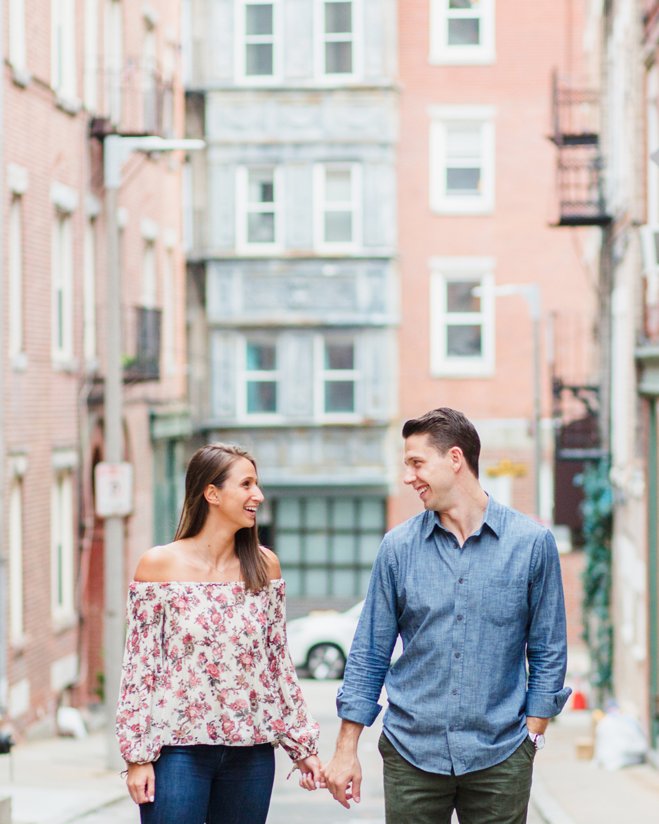 North End Engagement — documentary wedding photograph